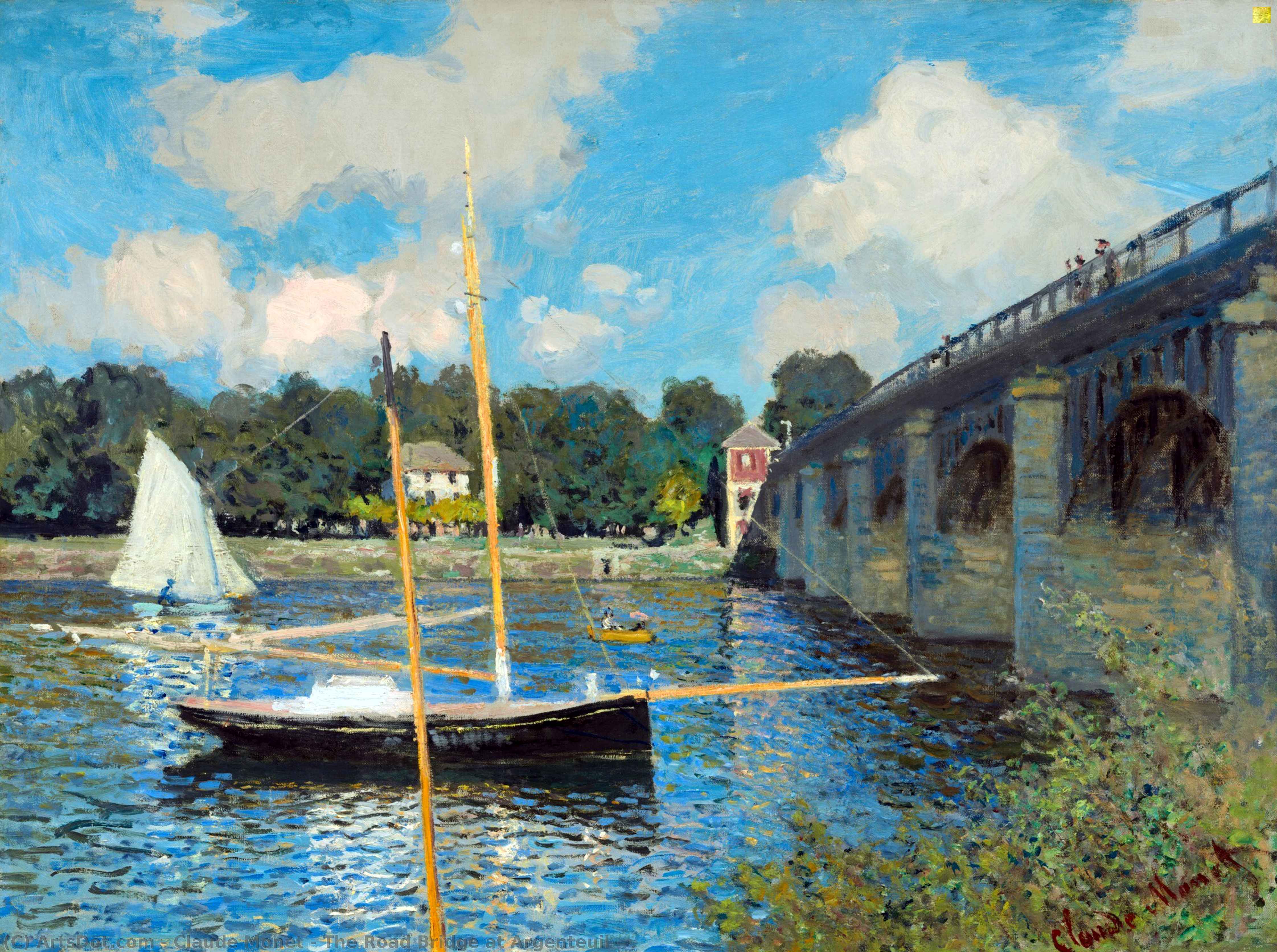 Podul Argenteuil — Claude Monet