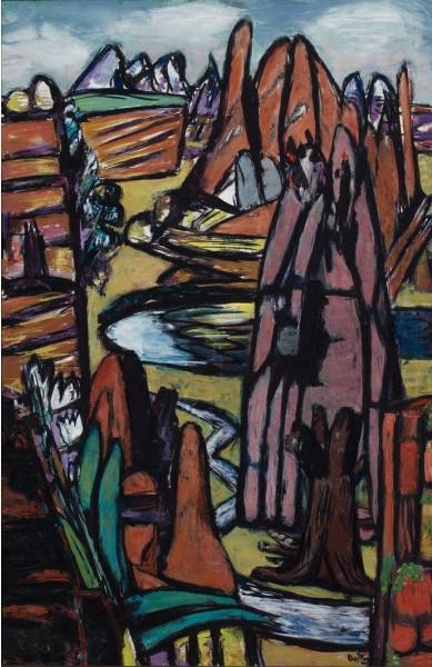 Boulder - Rocky Landscape — Max Beckmann