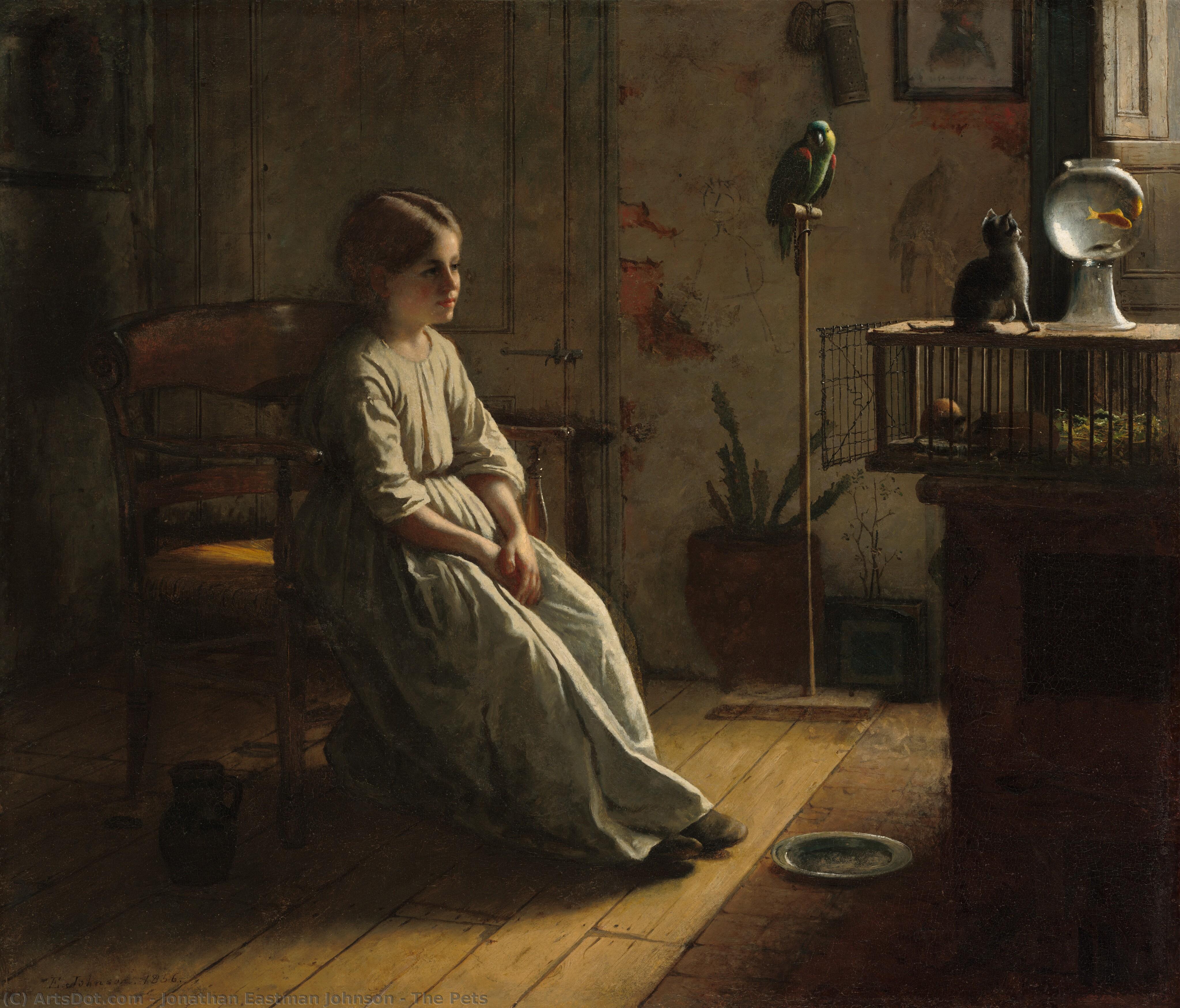 The Pets — Jonathan Eastman Johnson