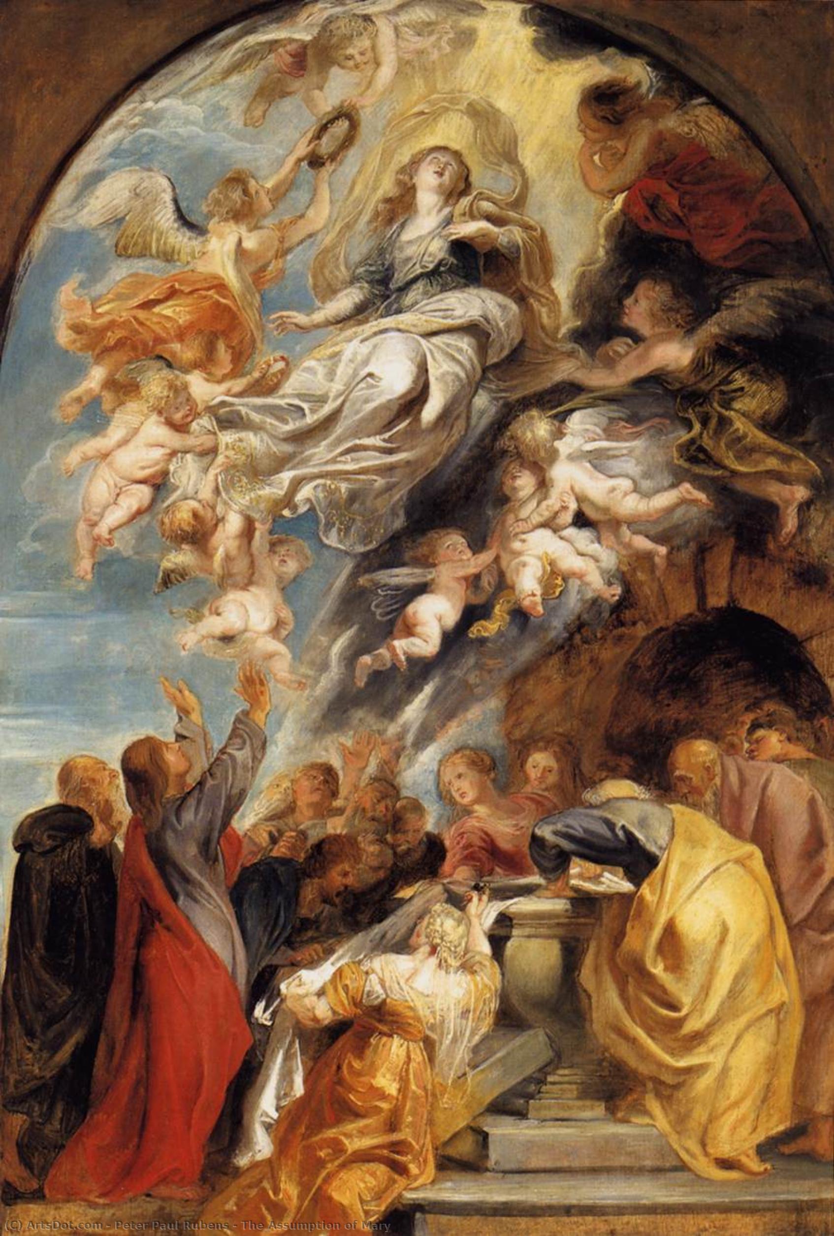 A Assunção De Maria — Peter Paul Rubens