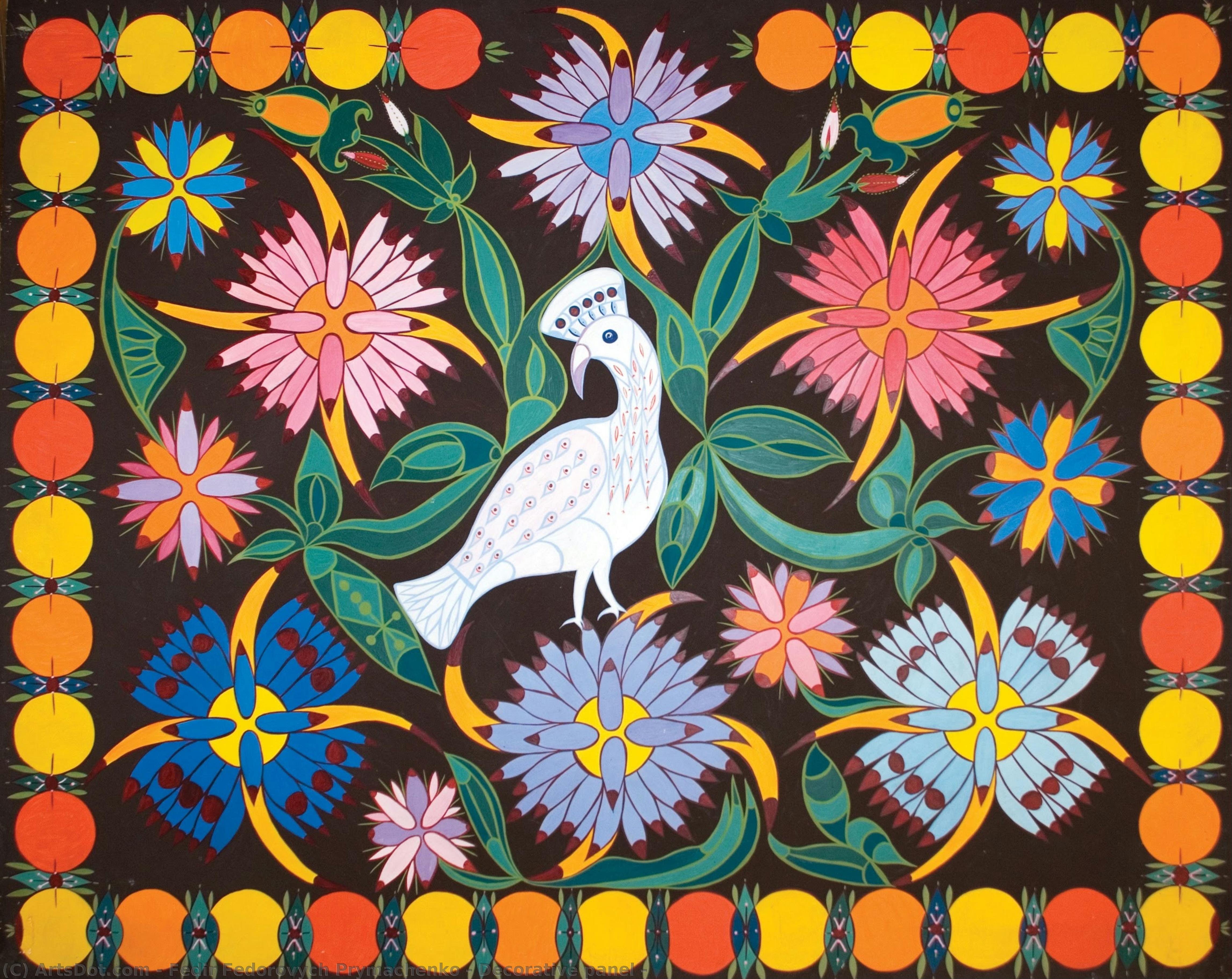 Decorative Panel — Fedir Fedorovych Prymachenko