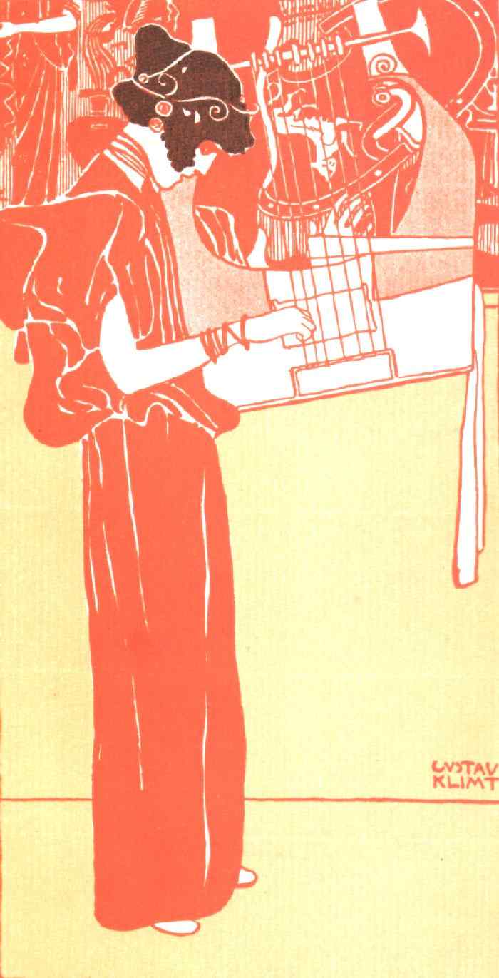 Hudba — Gustav Klimt