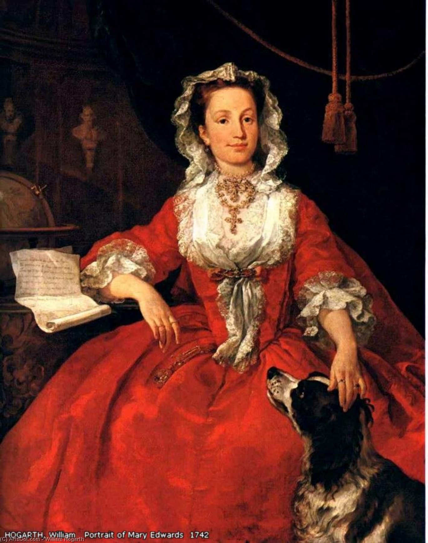 Retrato De Mary Edwards — William Hogarth