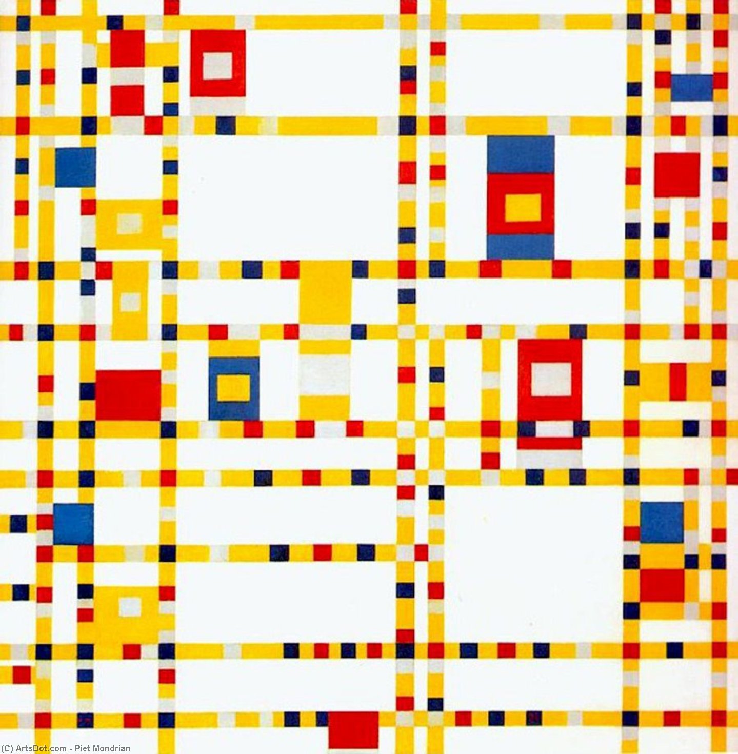 Broadway Boogie Woogie — Piet Mondrian