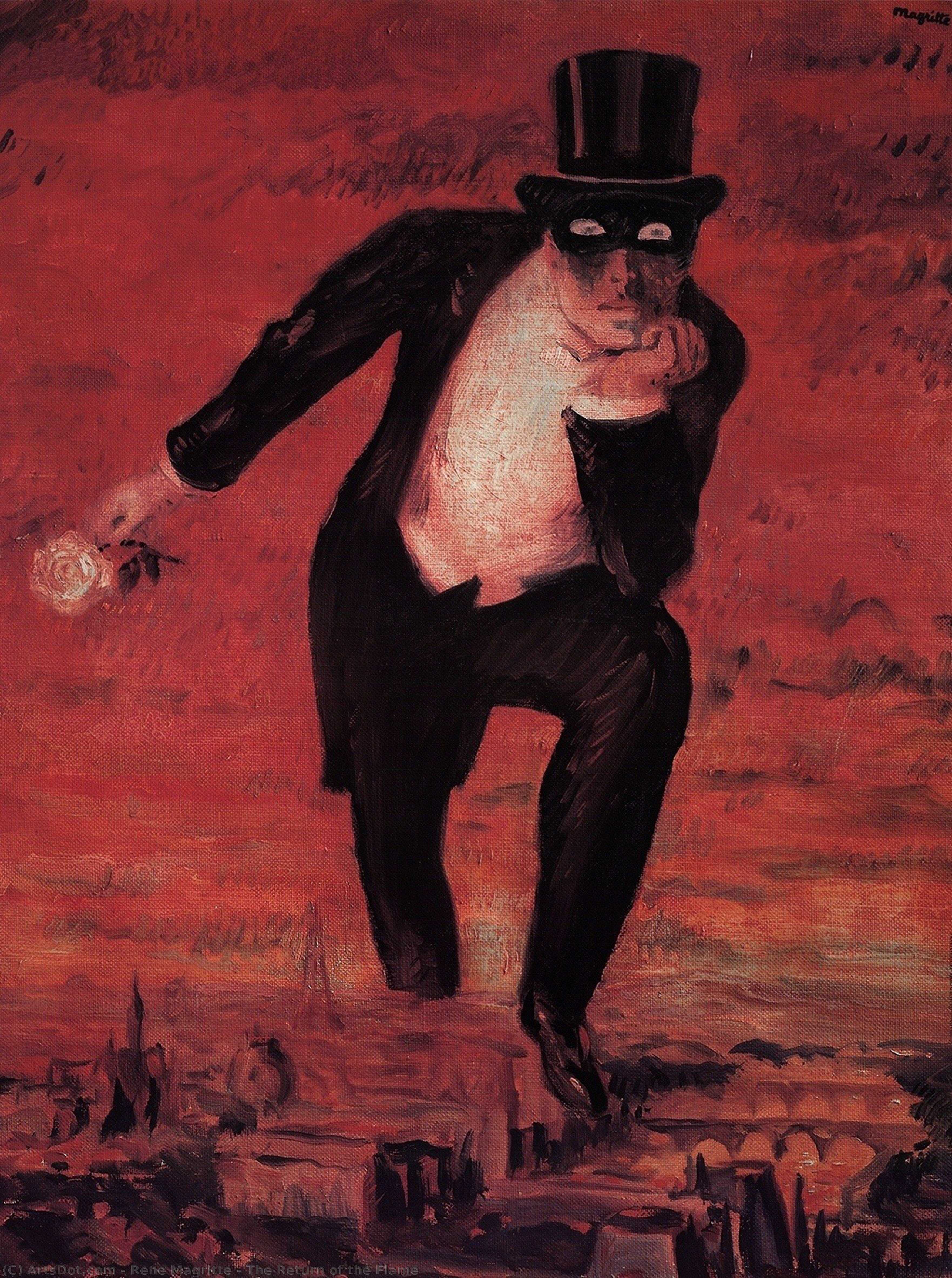 The Return Of The Flame — René Magritte