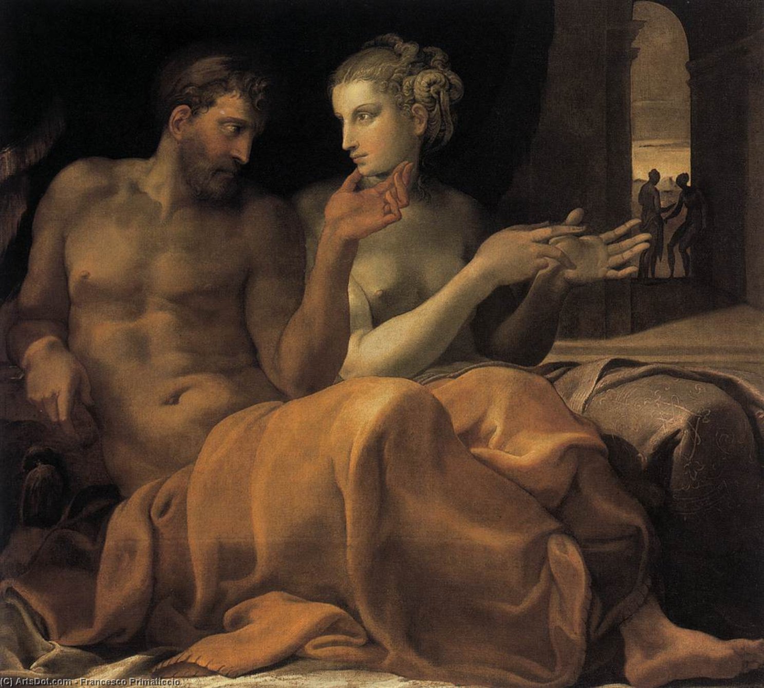Ulysses And Penelope — Francesco Primaticcio