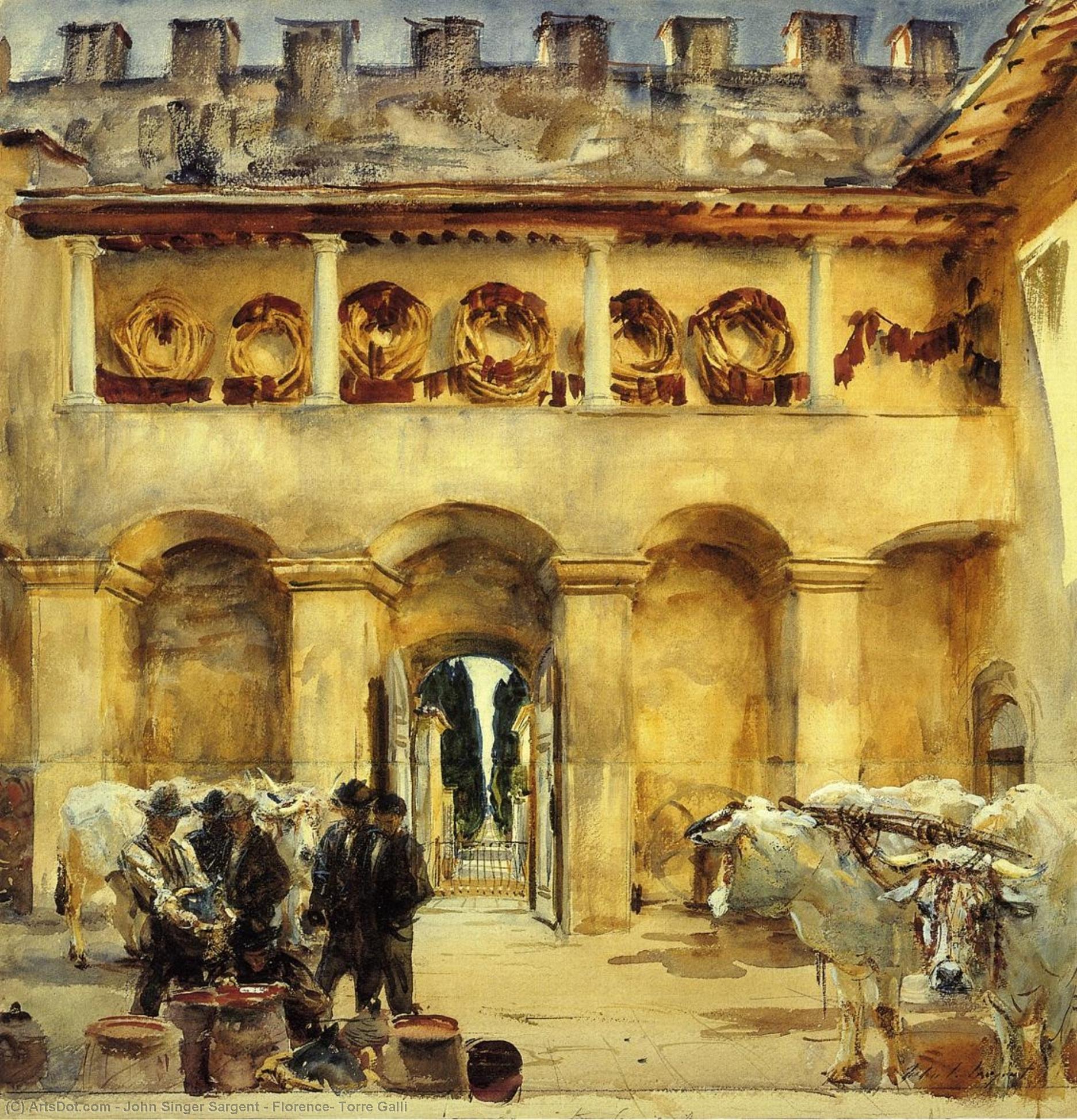 Florenz: Torre Galli — John Singer Sargent