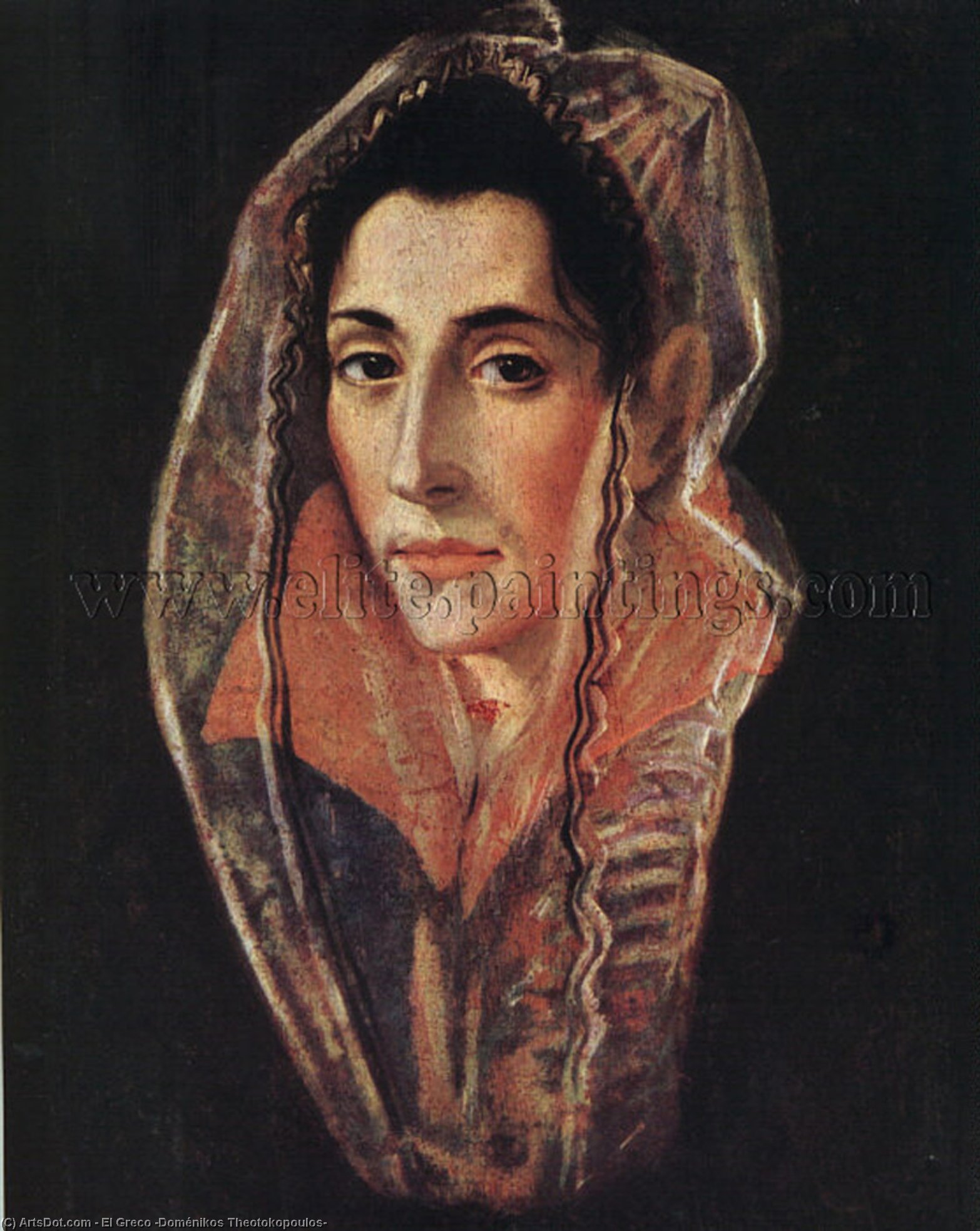 Kvindeportræt — El Greco