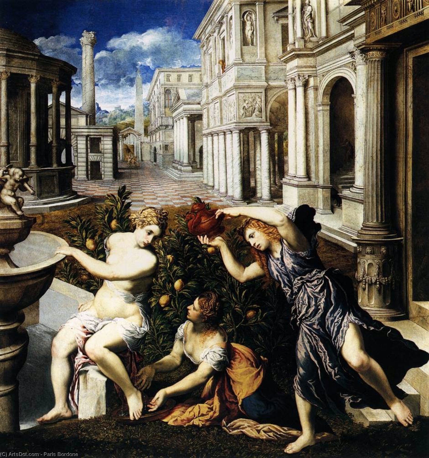Bathsheba Bathing — Paris Bordone