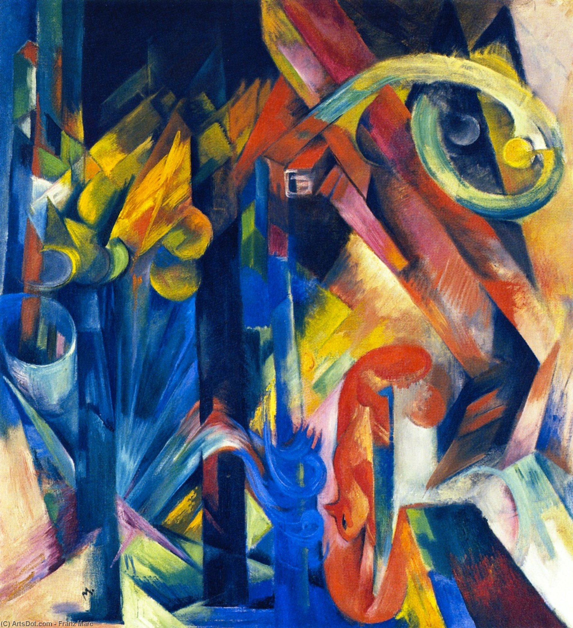 Wood With Squirrel — Franz Marc