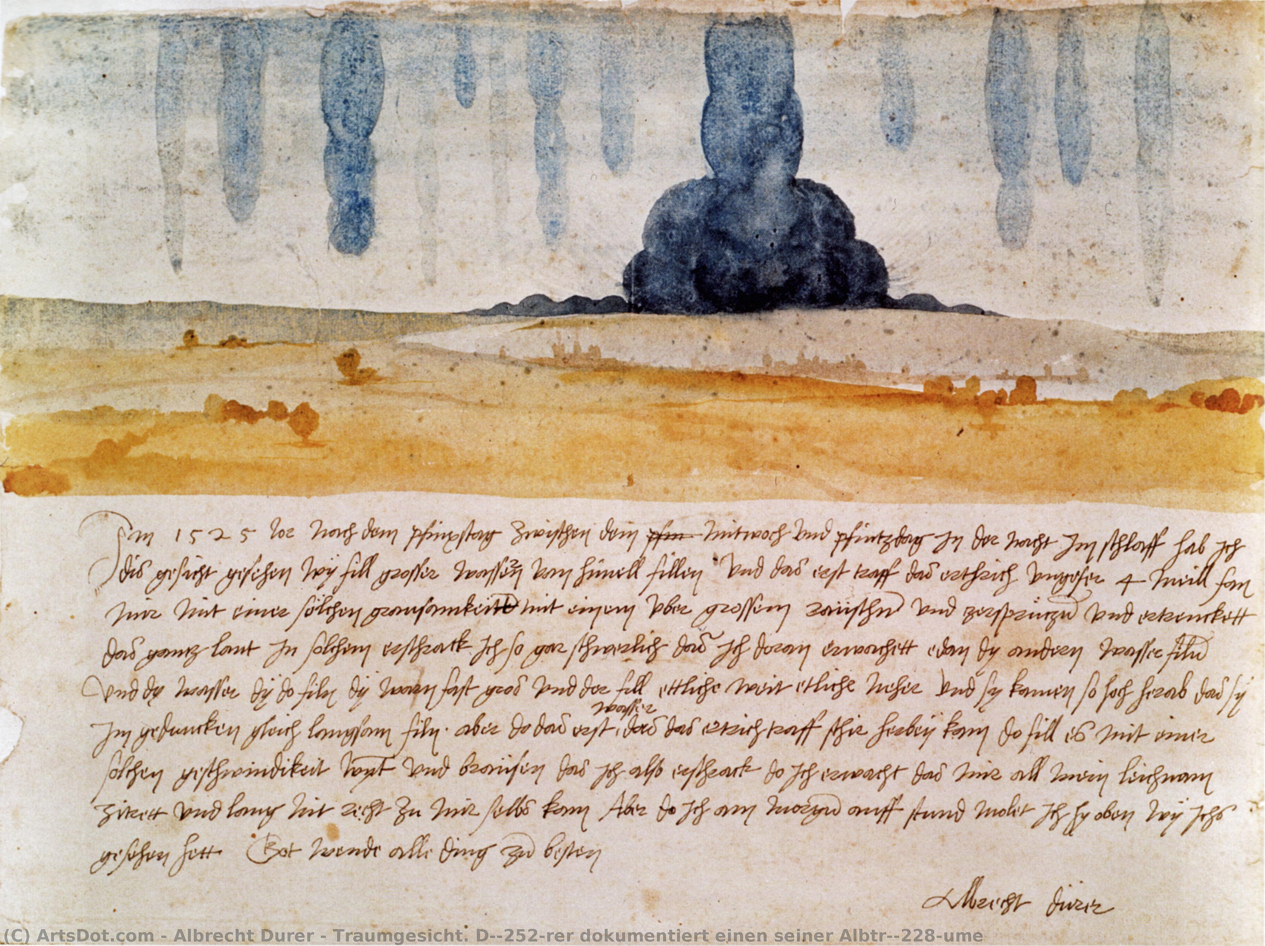 Traumgesicht — Albrecht Dürer