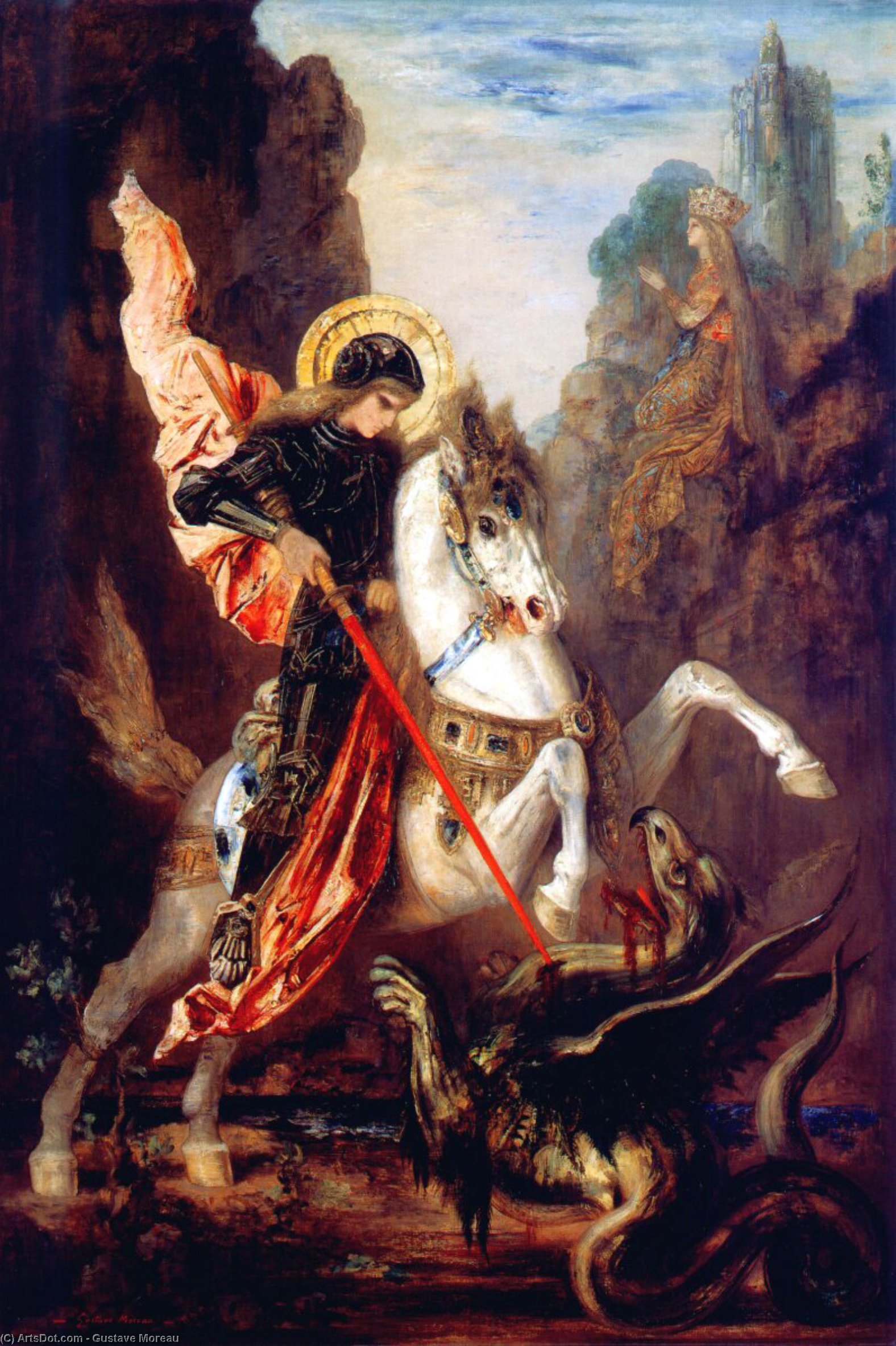 Saint Georges — Gustave Moreau