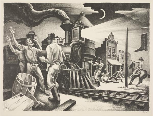 Jesse James — Thomas Hart Benton