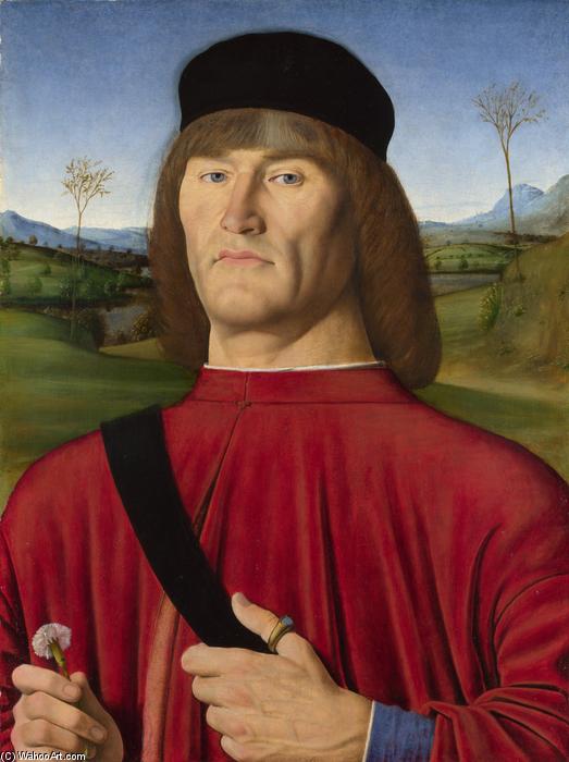 Man With A Pink Carnation — Andrea Solario