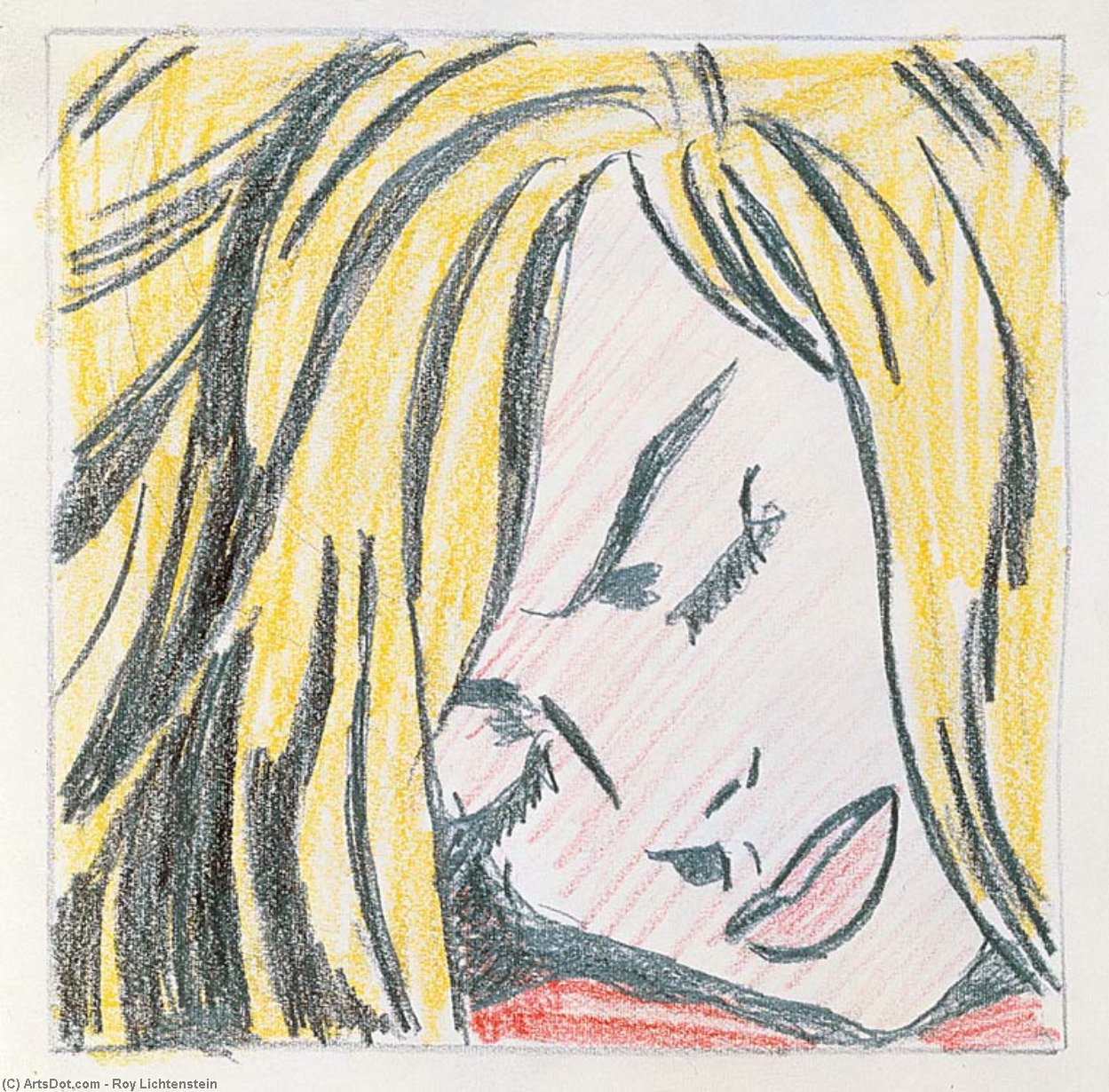 Slaapster — Roy Lichtenstein