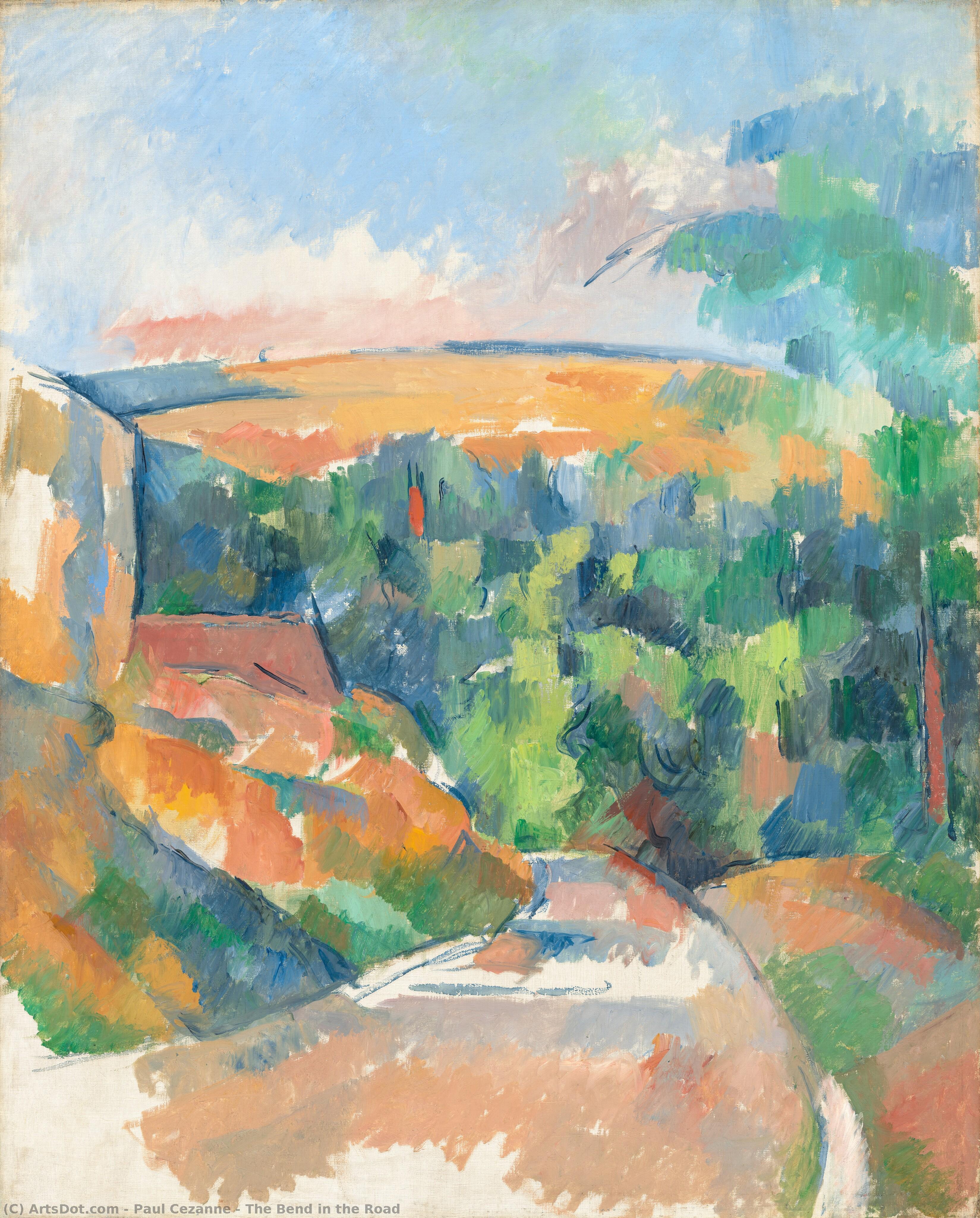 Ohnútek Na Cestě — Paul Cézanne