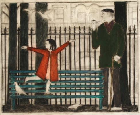 Study For Gramercy Park — Will Barnet