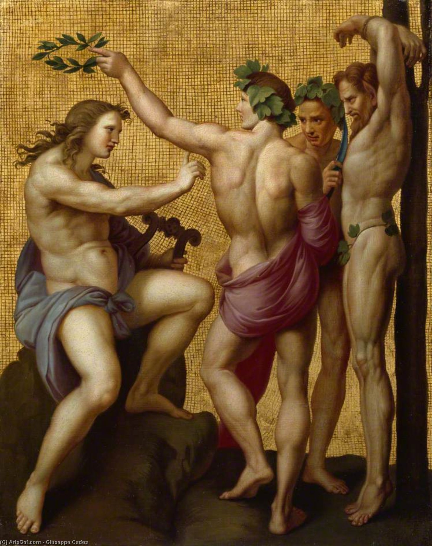 Apollo And Marsyas — Giuseppe Cades