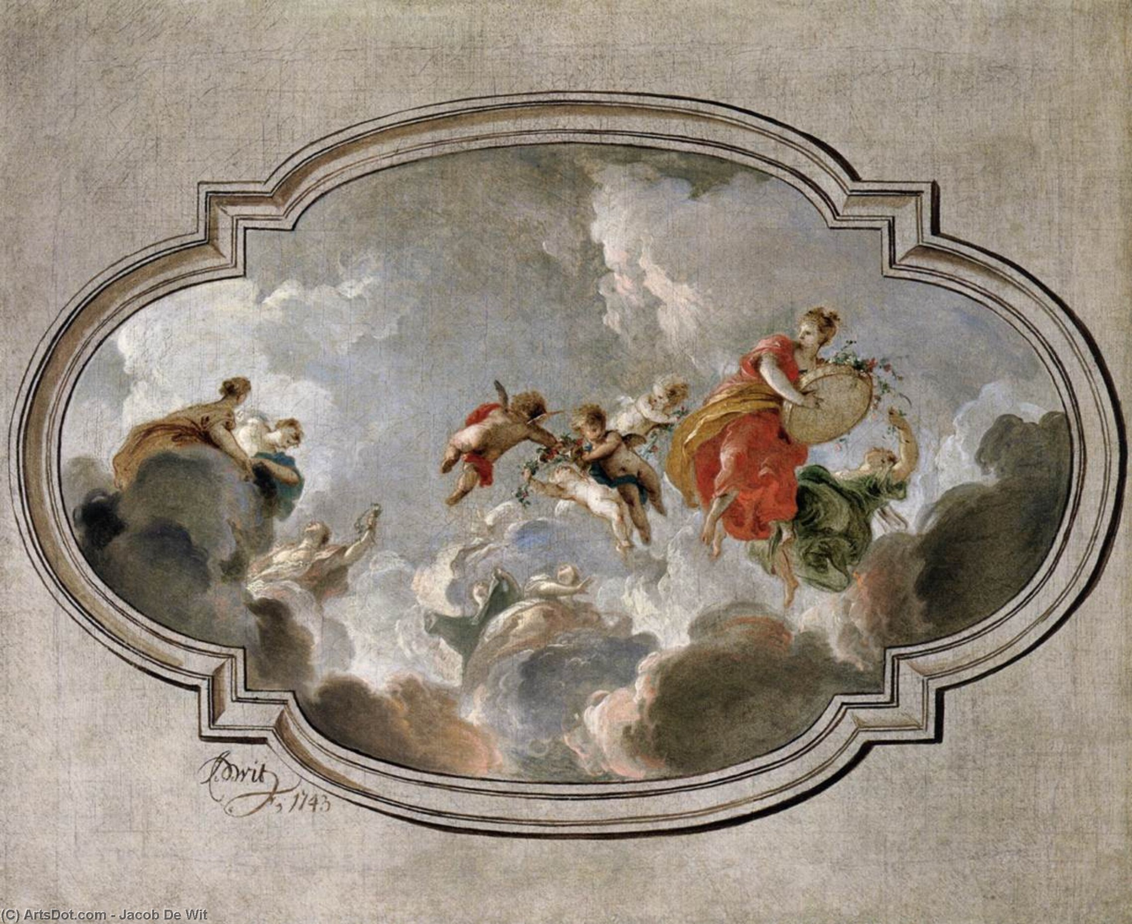 Flora And Zephyr — Jacob De Wit