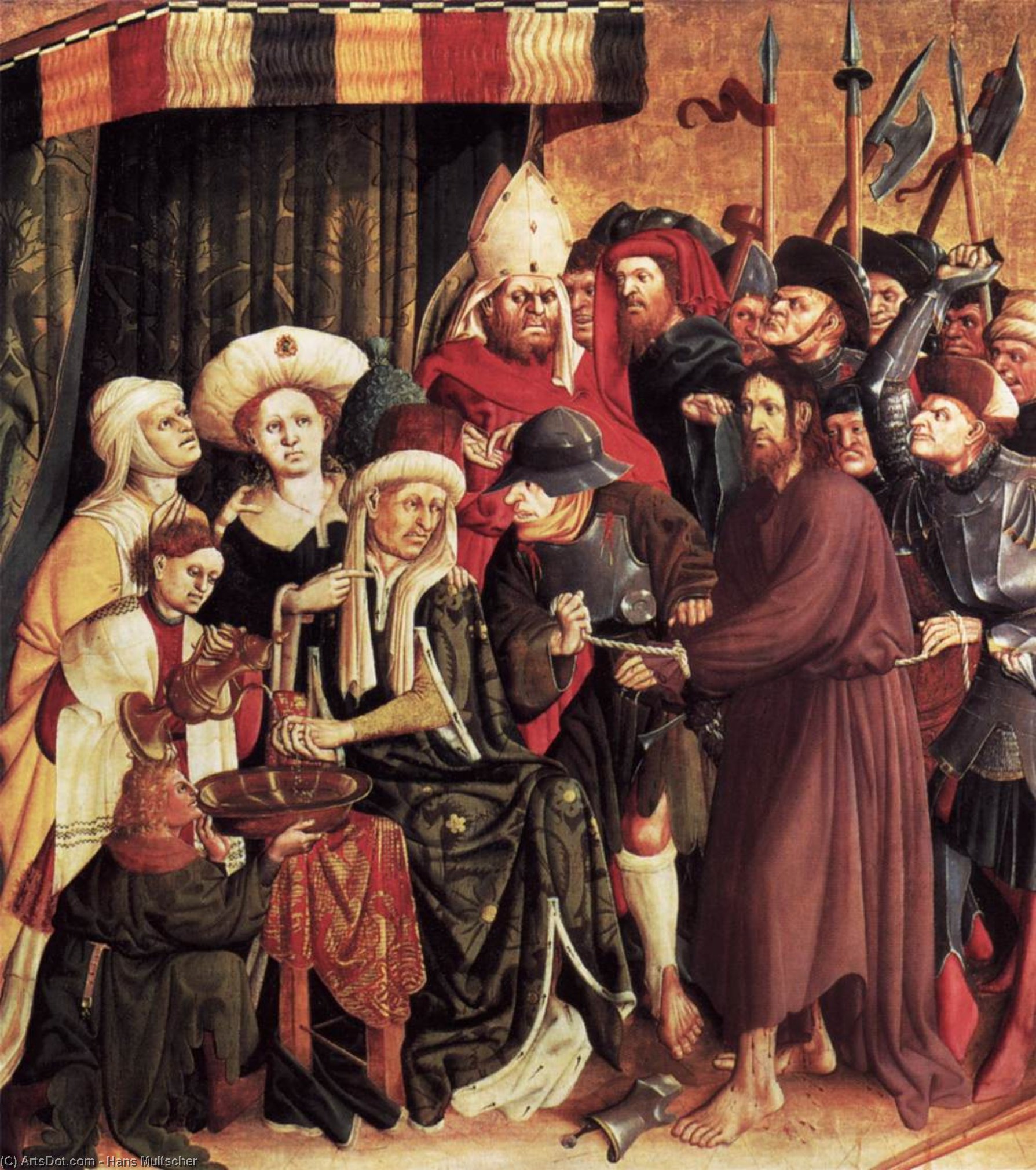 Christ Before Pilate — هانس مولتشر