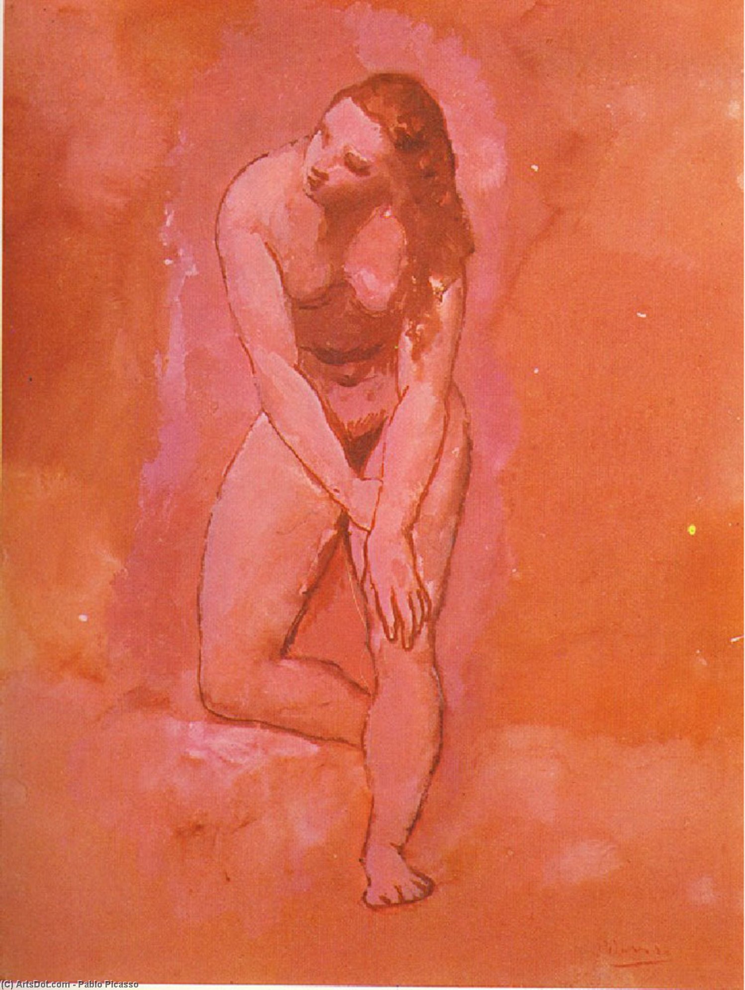 Nudo, Studio Per "harem" — Pablo Picasso
