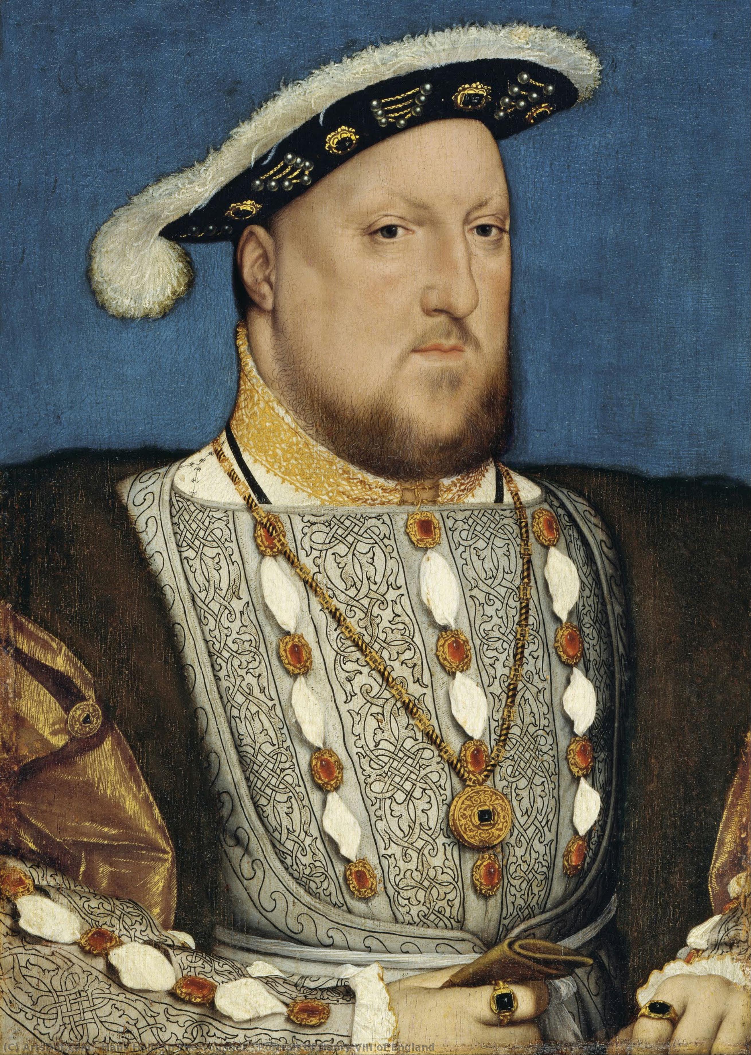 Portrett Av Henrik Viii Av England — Hans Holbein Den Yngre