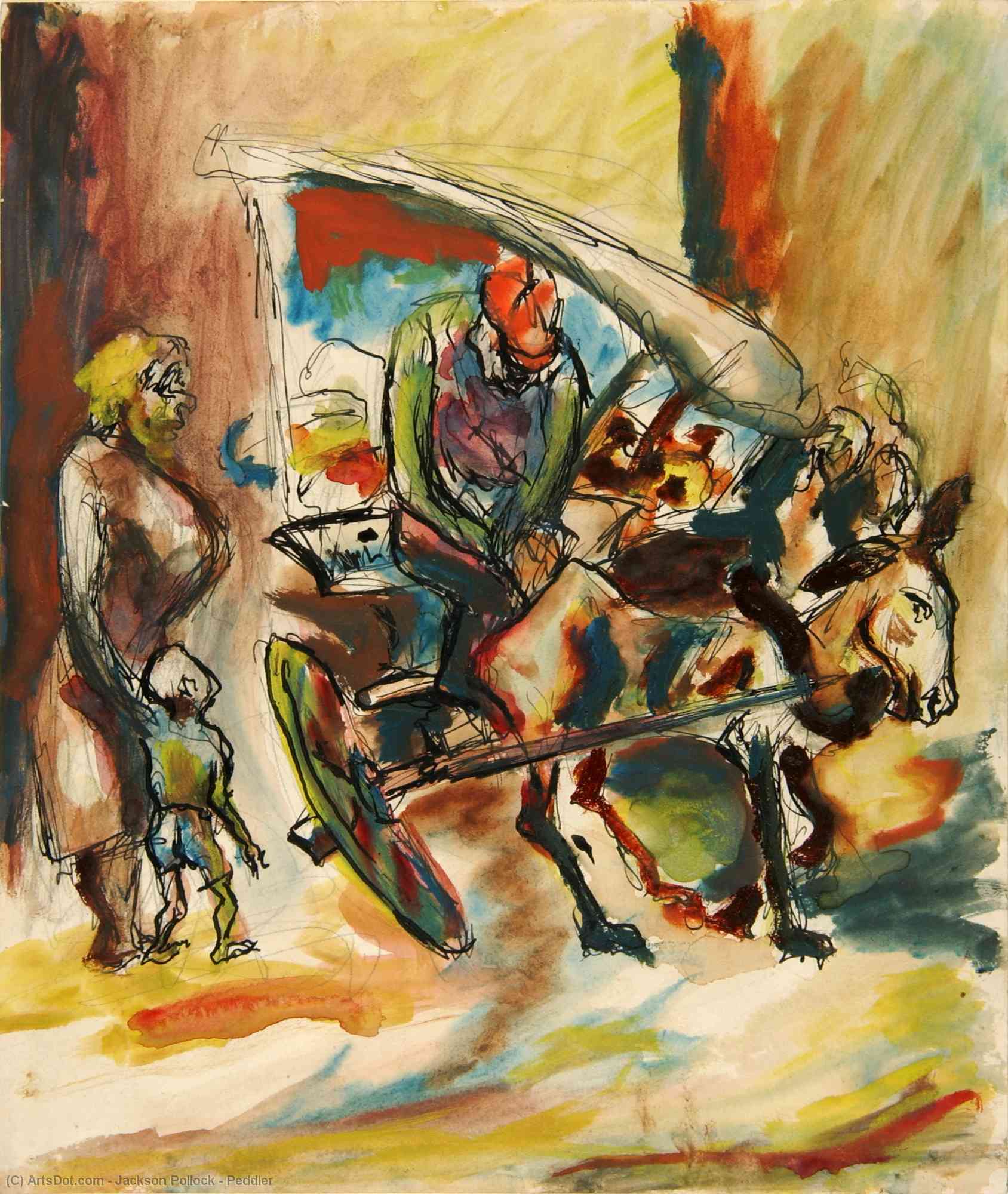 Peddler — Paul Jackson Pollock