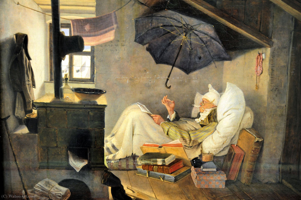 Tenecný Básník — Carl Spitzweg