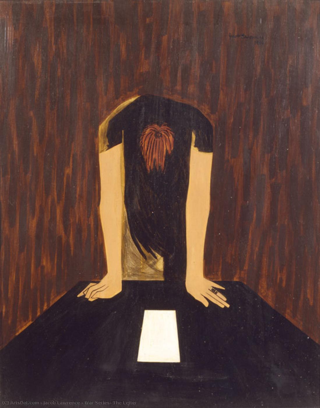 War Series: The Letter — Jacob Lawrence