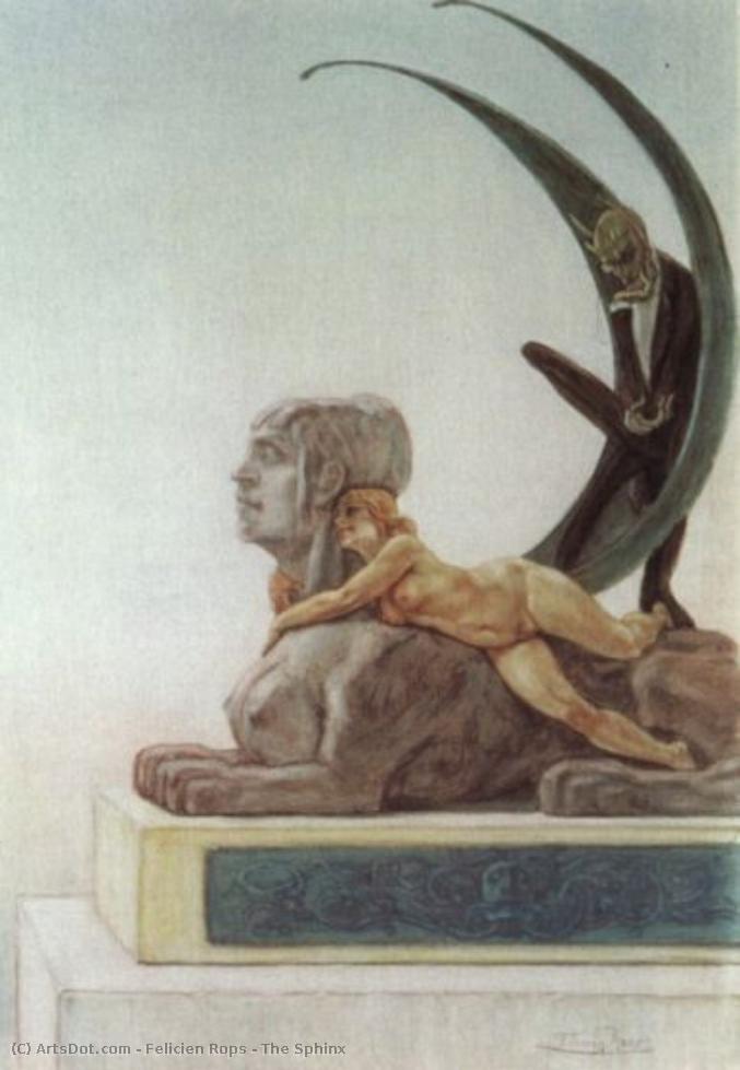 The Sphinx — Félicien Rops