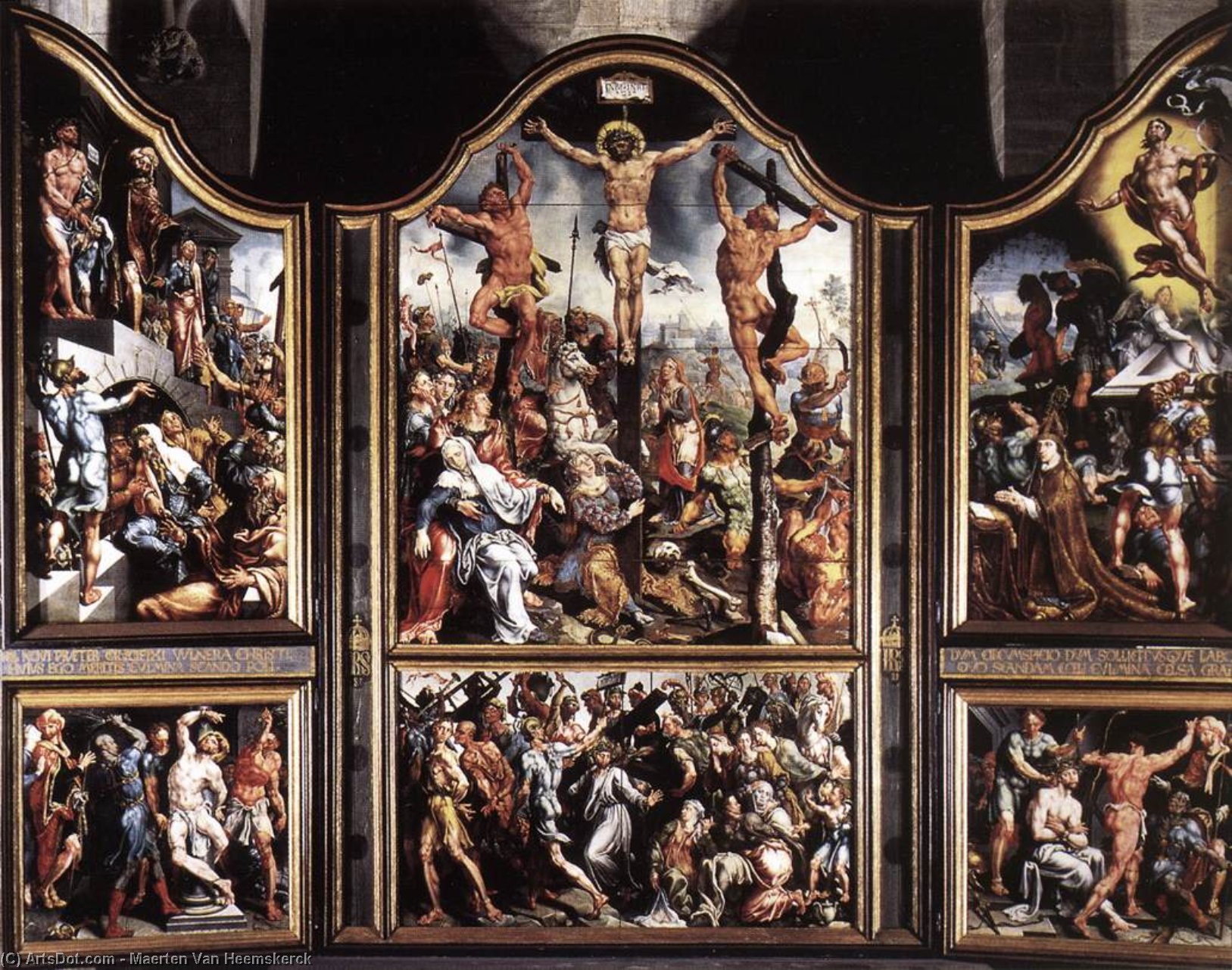 Triptych — Maerten Van Heemskerck