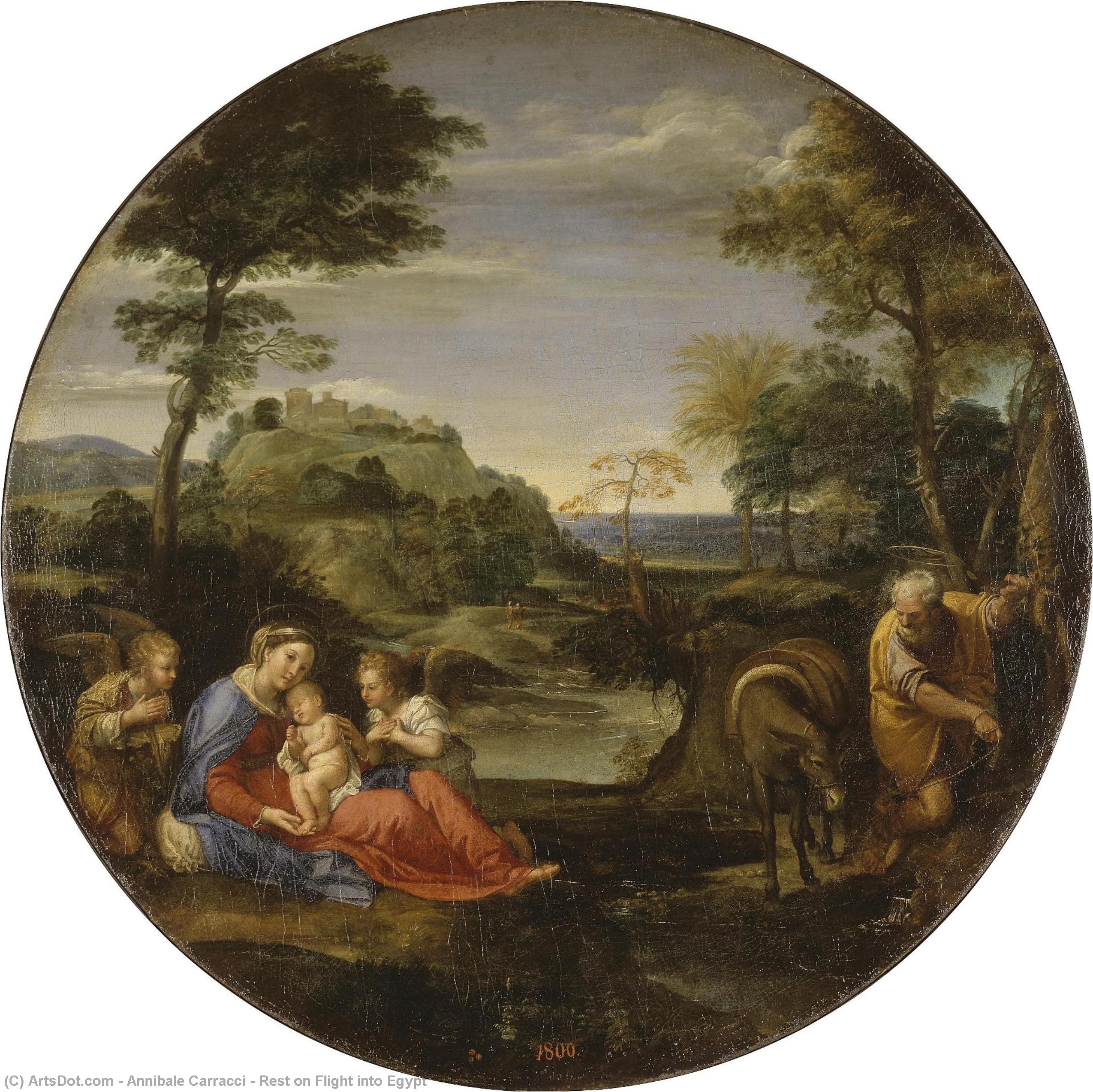 Rest On Flight Into Egypt — Анна́биле Каракка́ччи