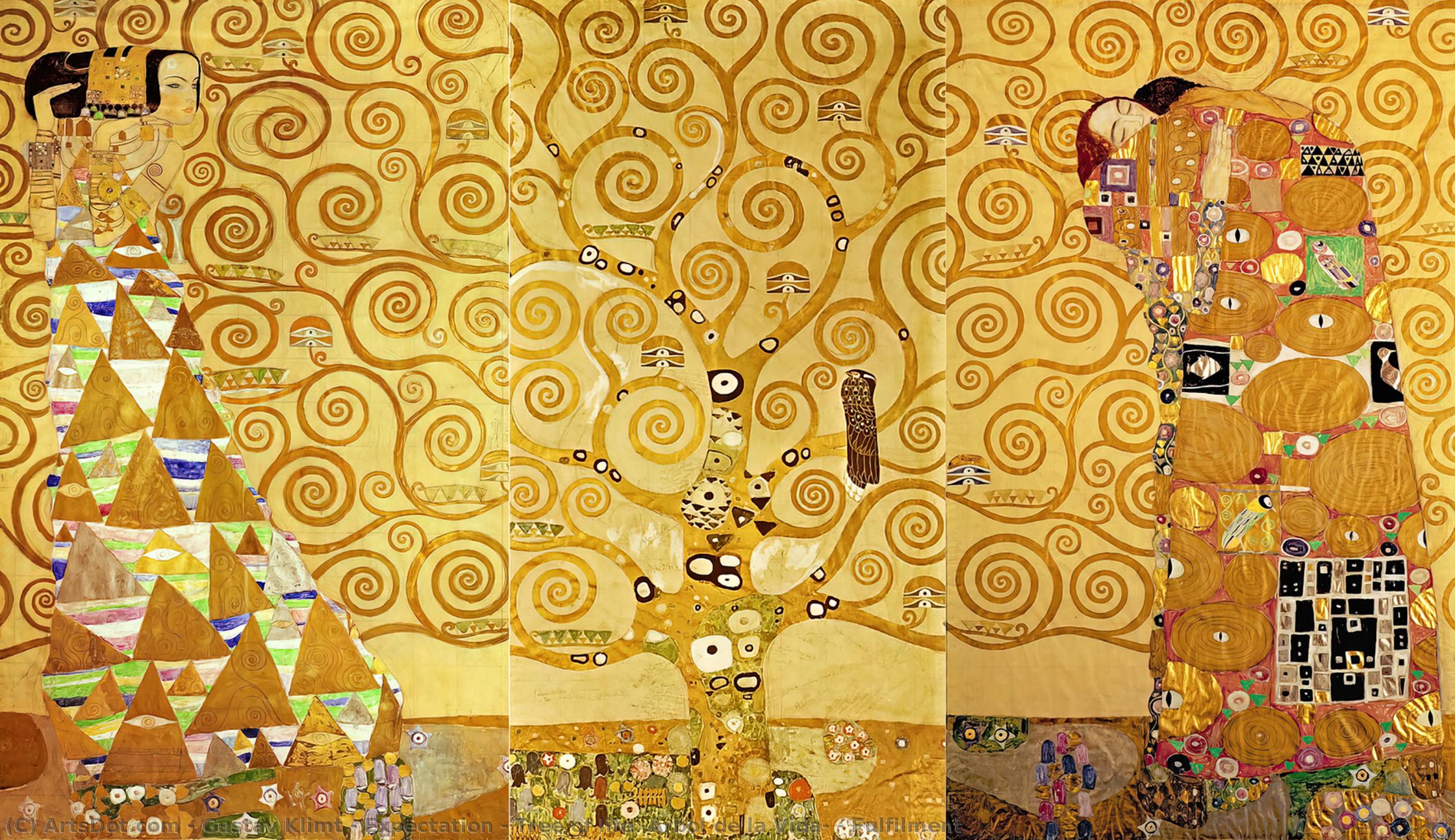 Erwartung – Baum Des Lebens (arbol De La Vida) – Erfüllung — Gustav Klimt