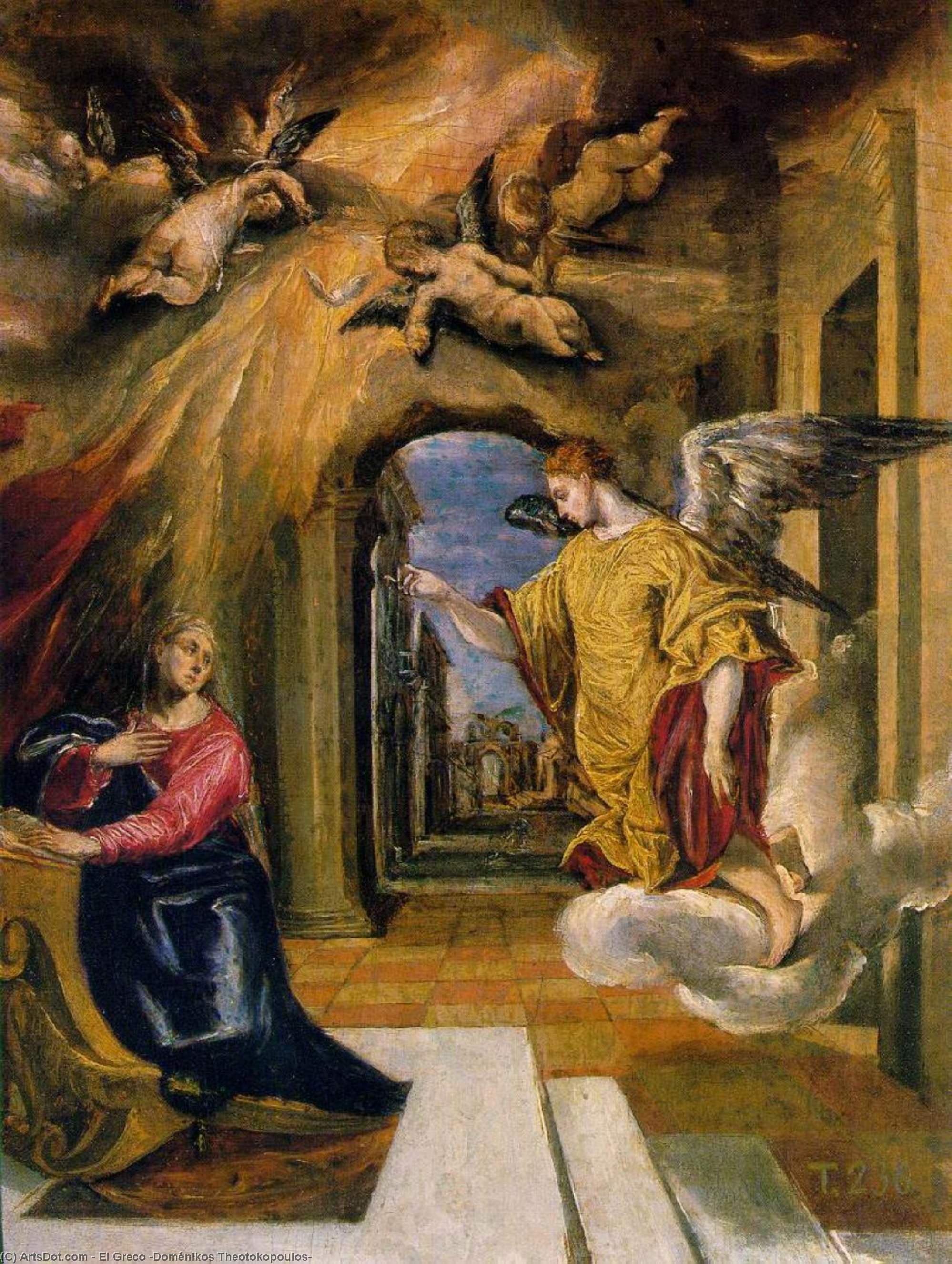 The Annunciation — El Greco