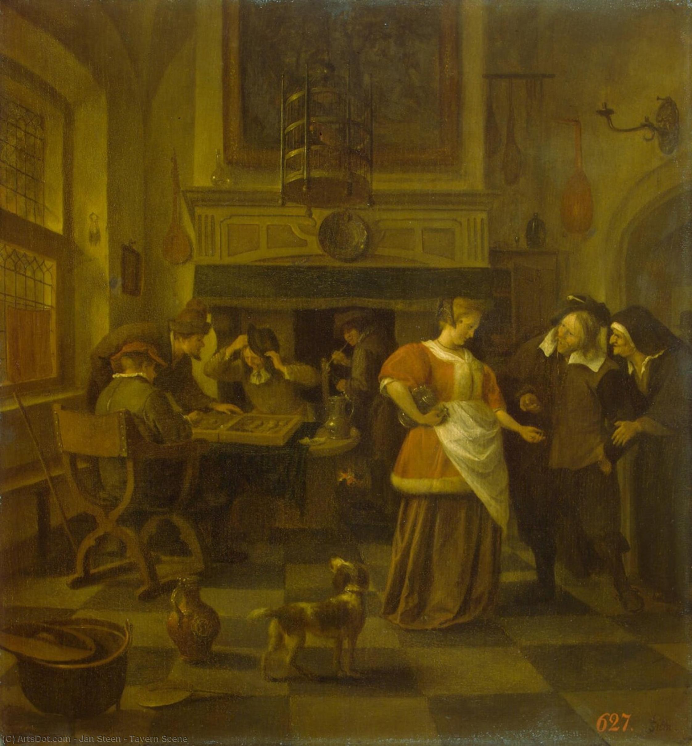 Tavern Scene — Jan Steen