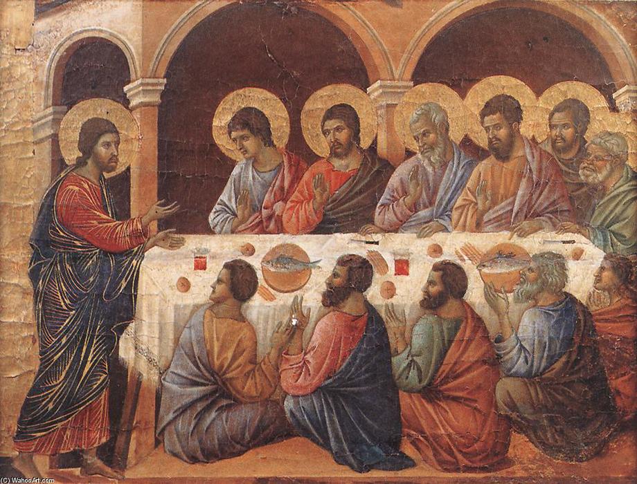 Apparizione Degli Apostoli A Tavola — Duccio Di Buoninsegna