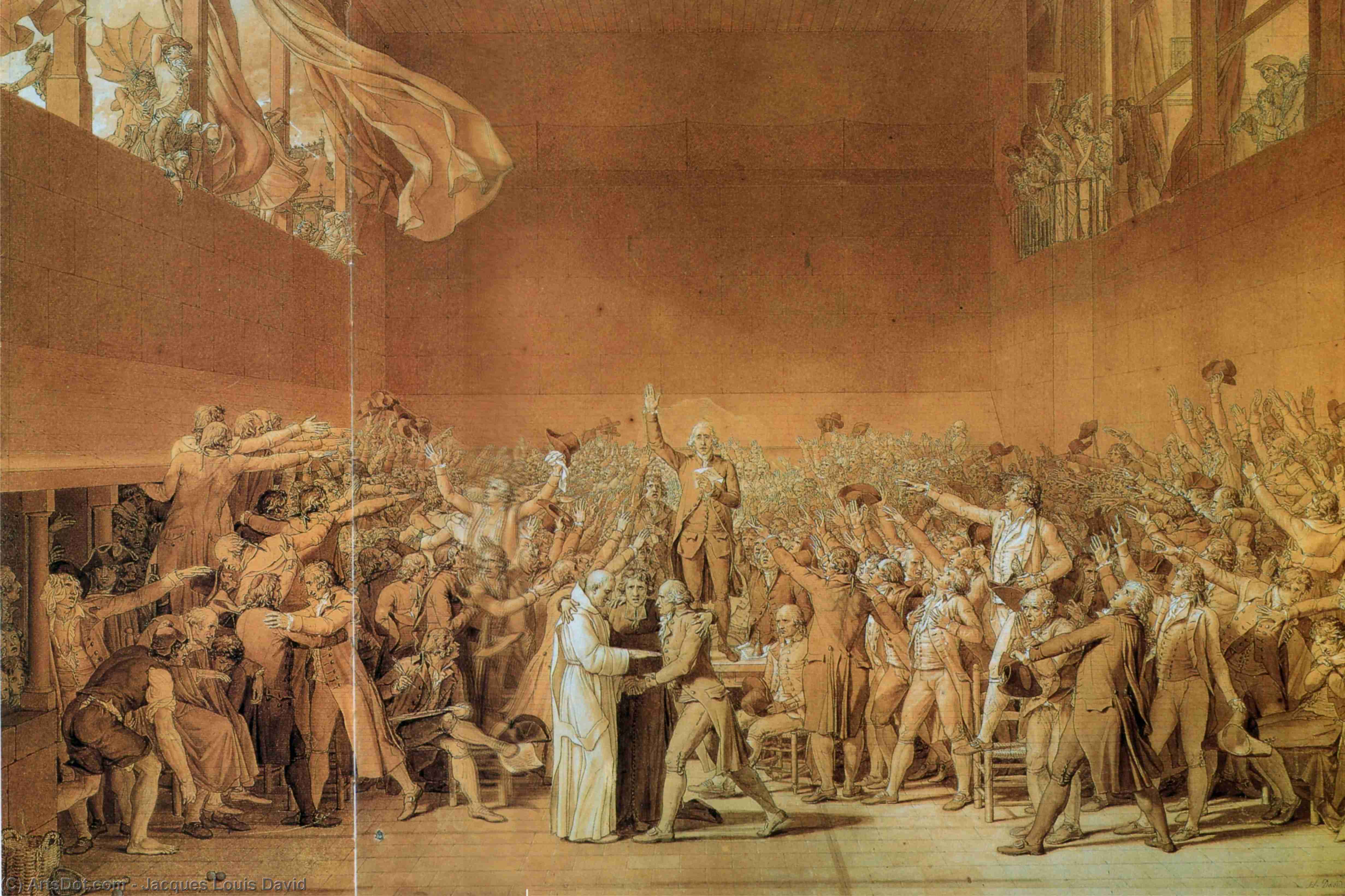 Serment Du Jeu De Paume — Jacques-louis David