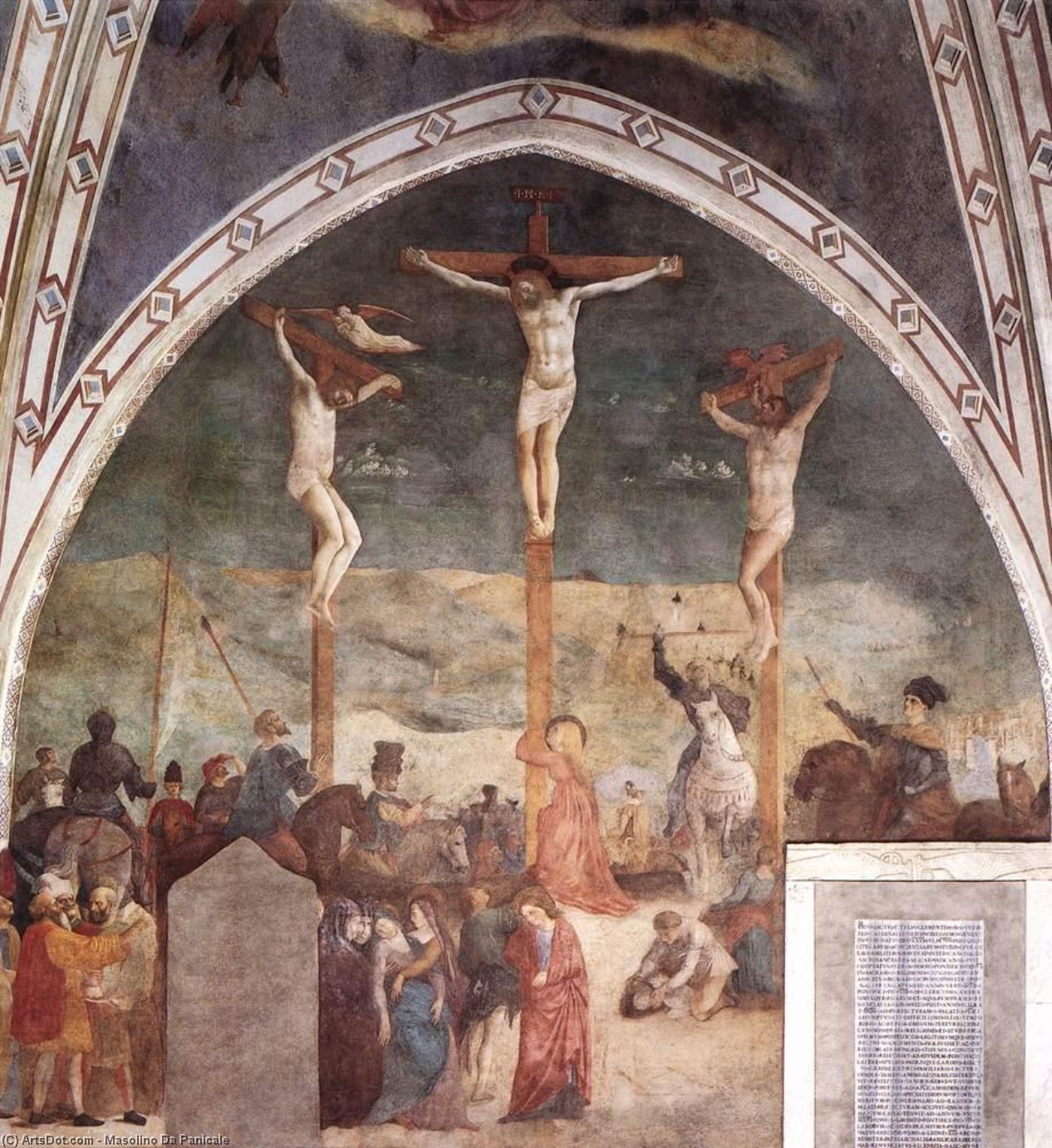 La Crocifissione — Masolino Da Panicale