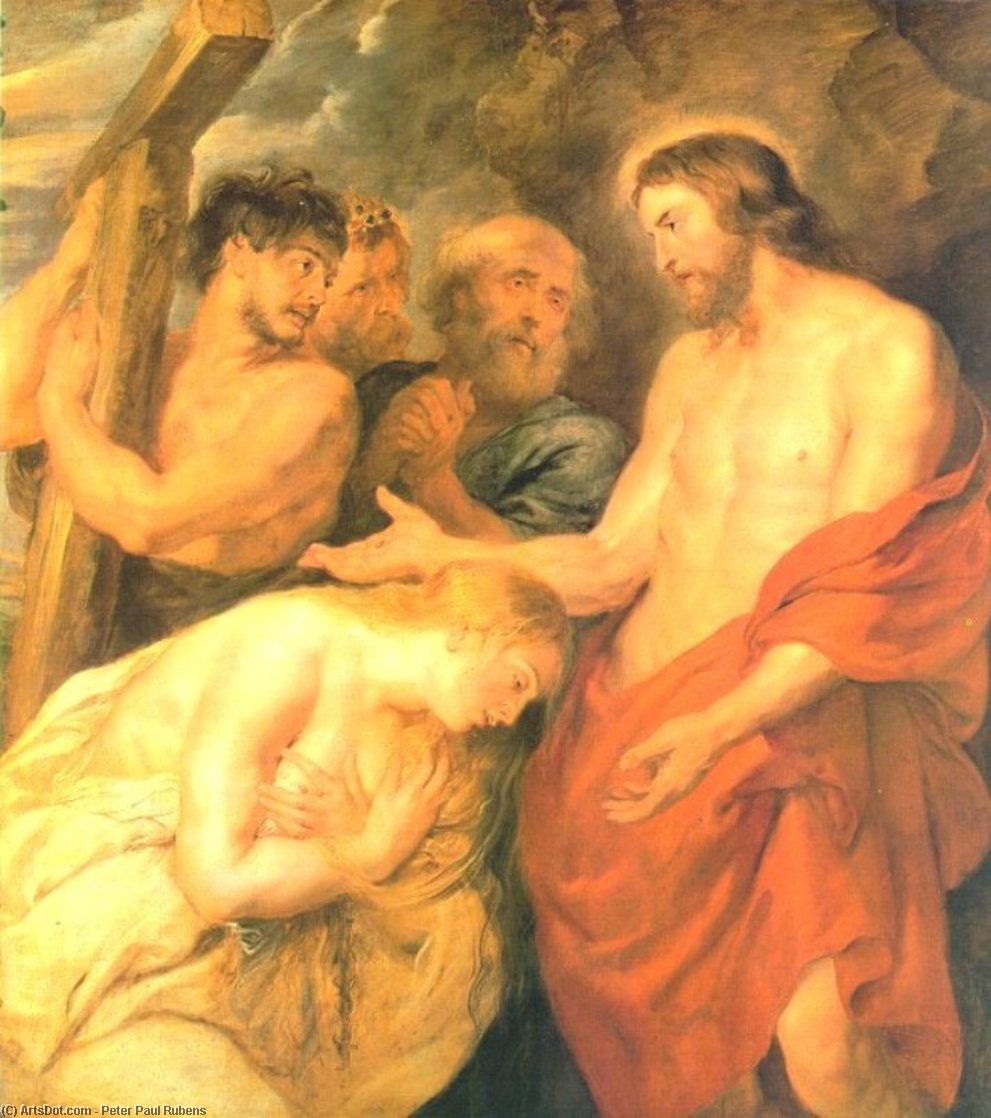 Christ And Mary Magdalene — Peter Paul Rubens