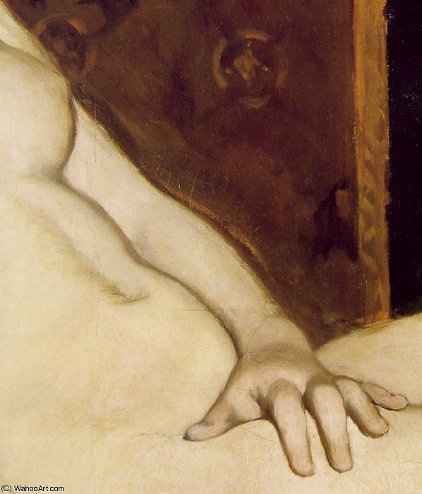 Olympija, (detajl) Musée D'orsay, P — Édouard Manet