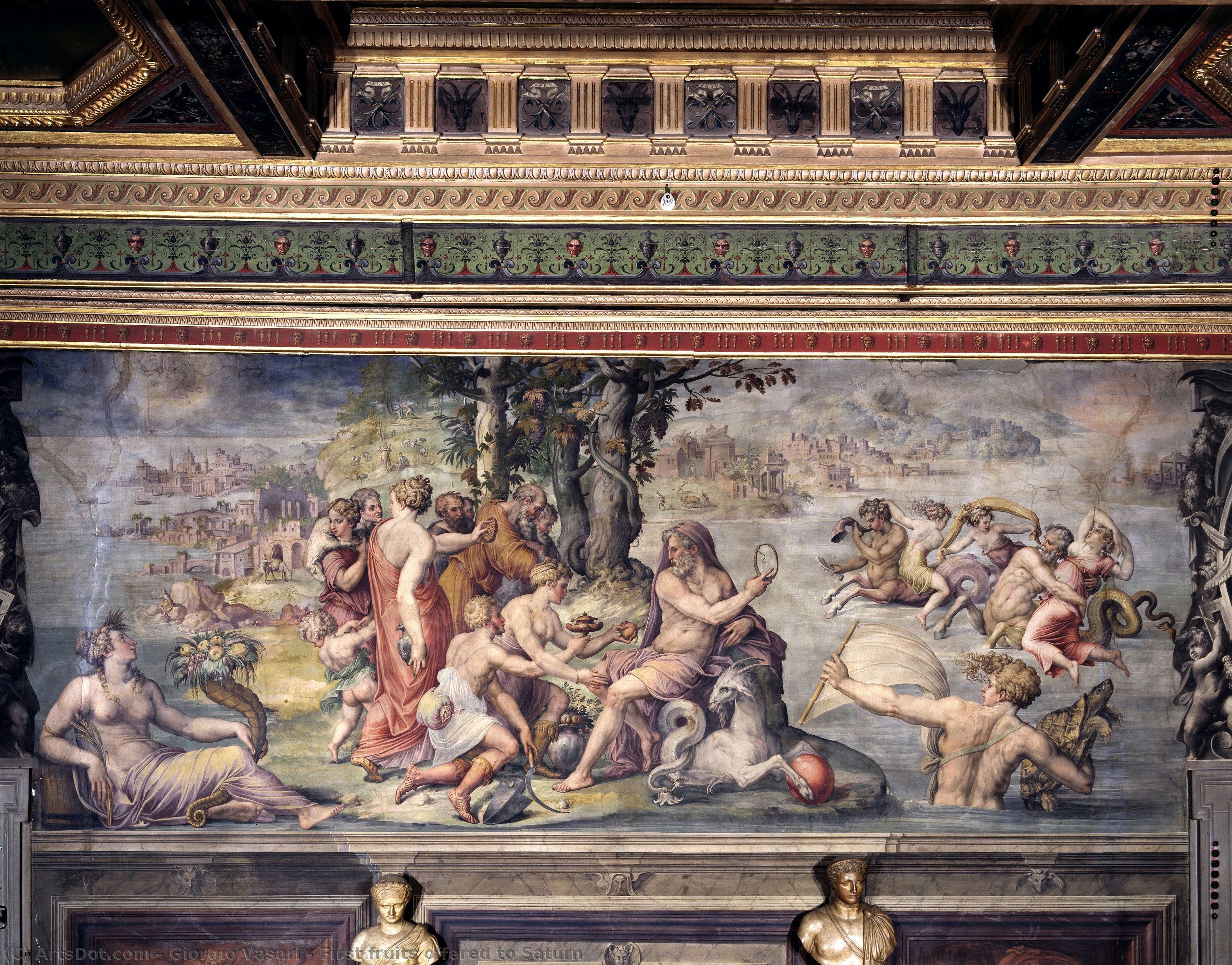 Primi Frutti Offerti A Saturno — Giorgio Vasari