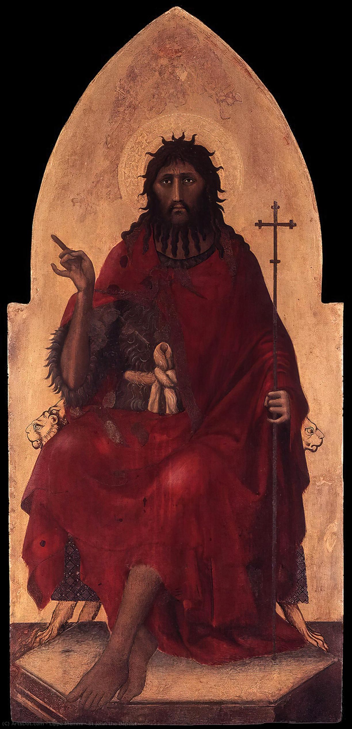 St John The Baptist — Lippo Memmi