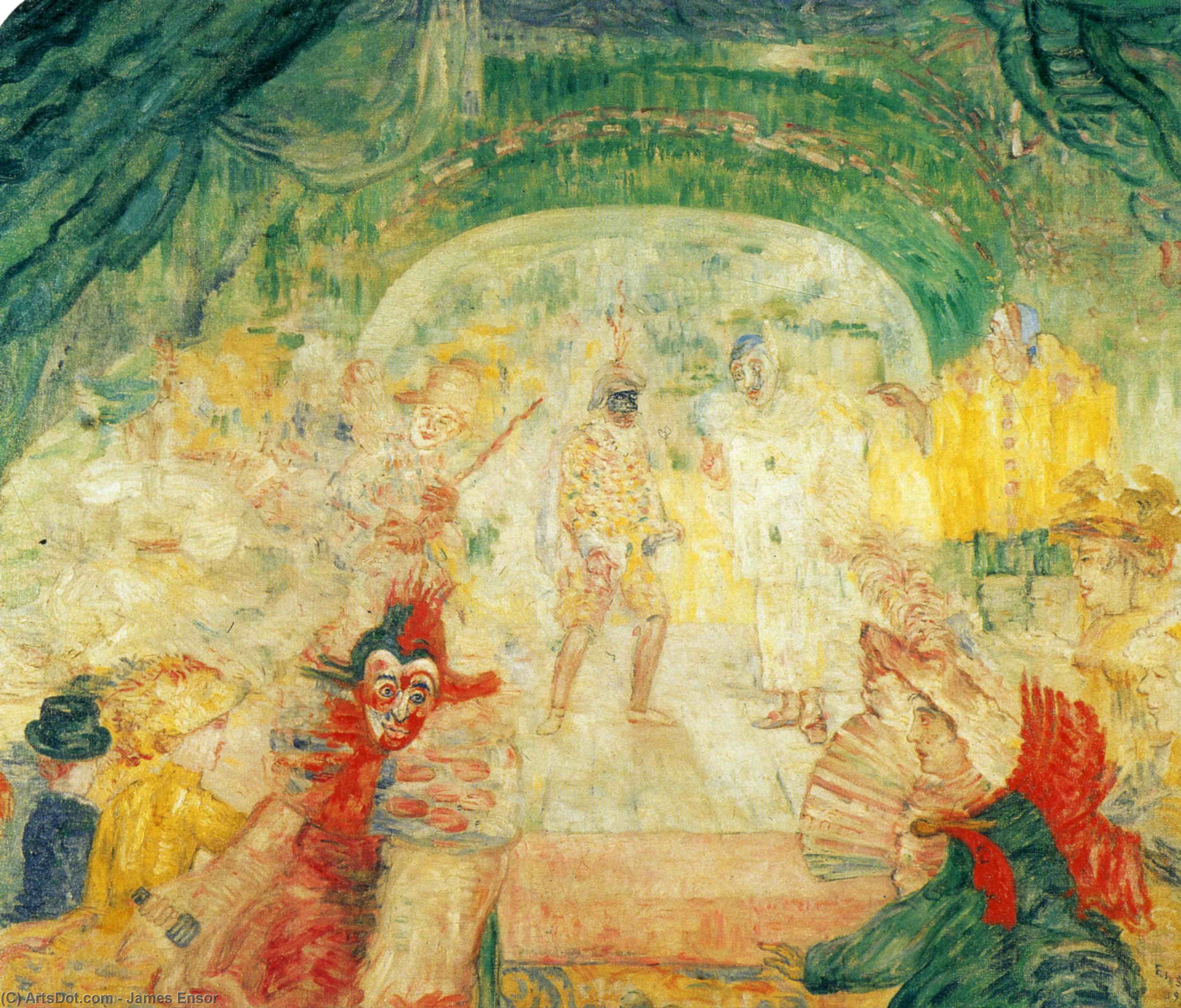 Il Teatro Delle Maschere — James Ensor
