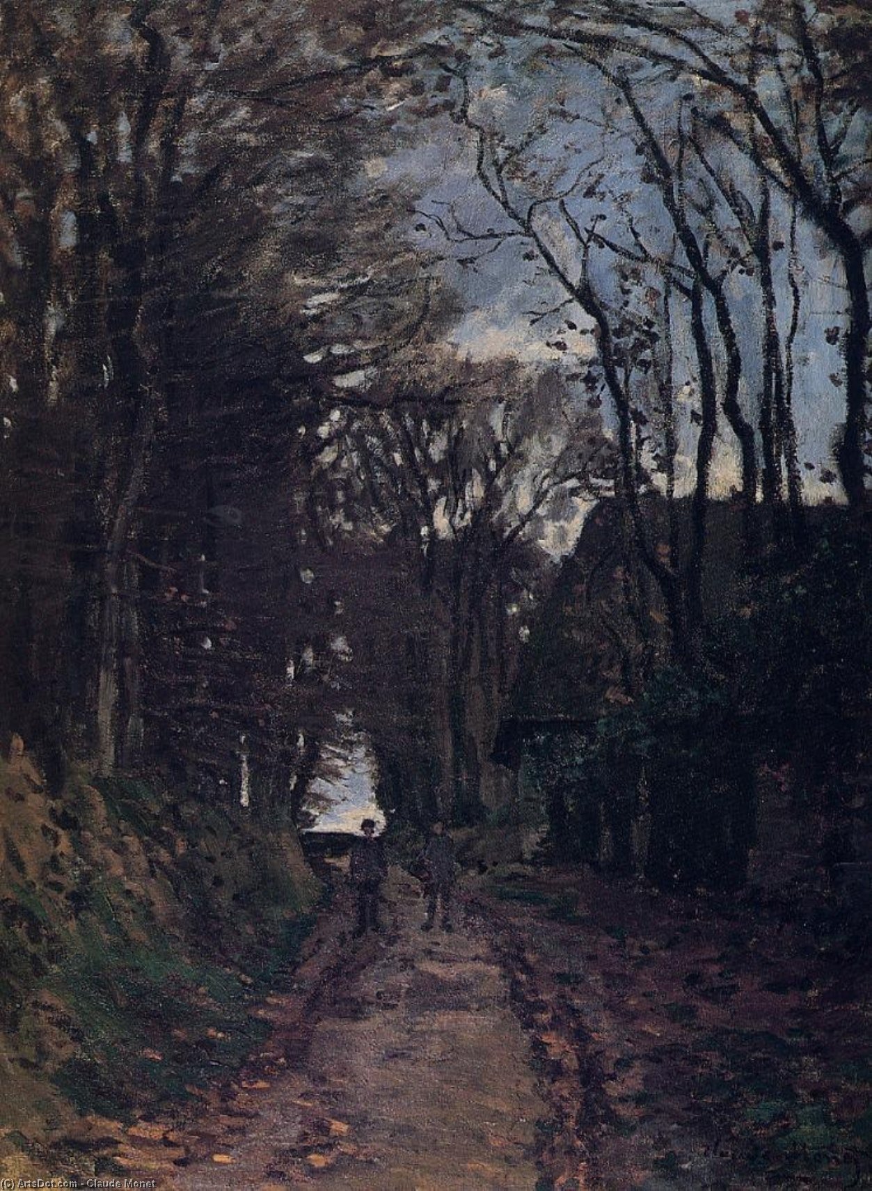 Lane In Normandy — Claude Monet