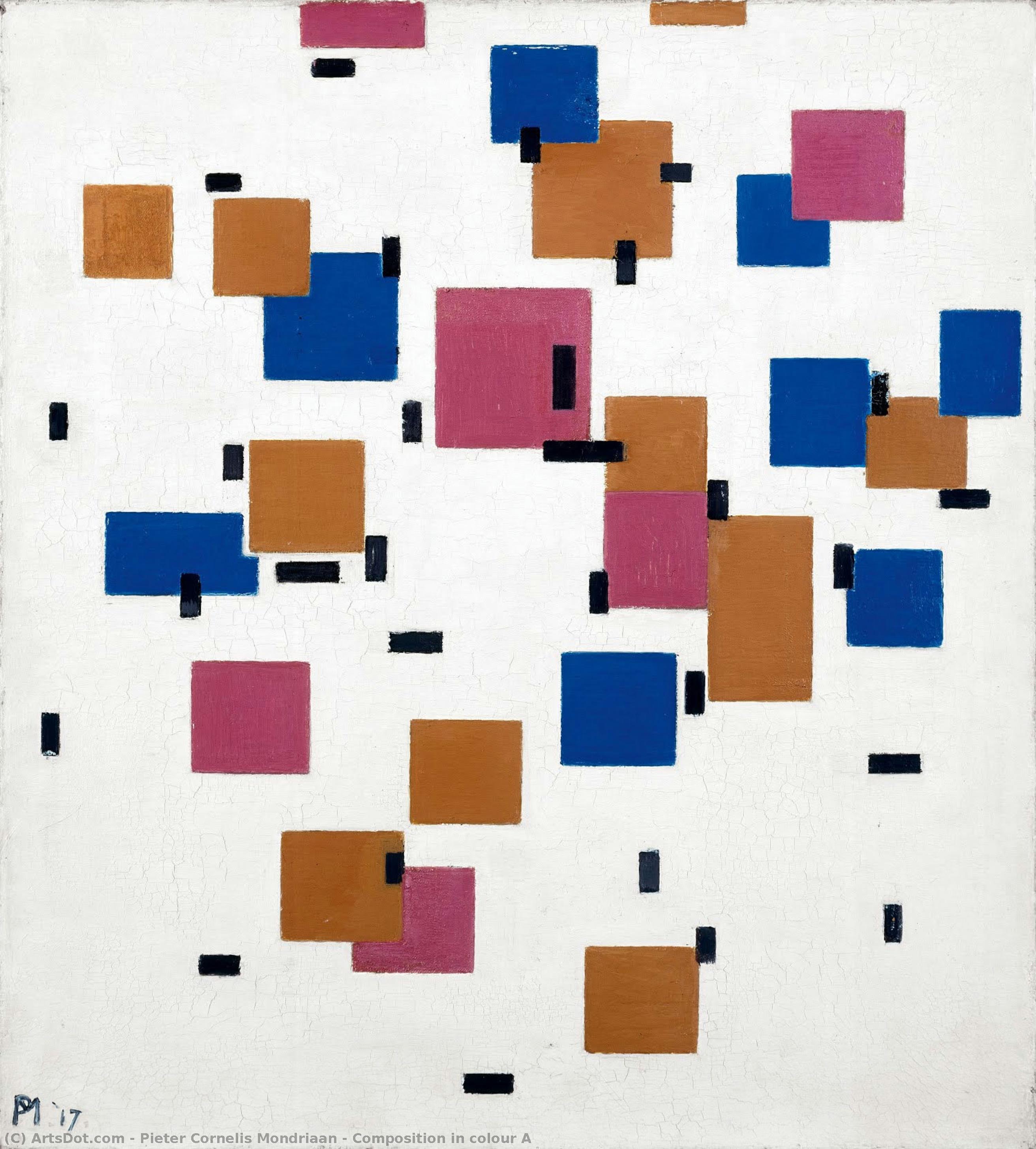 Composition In Colour A — Piet Mondrian