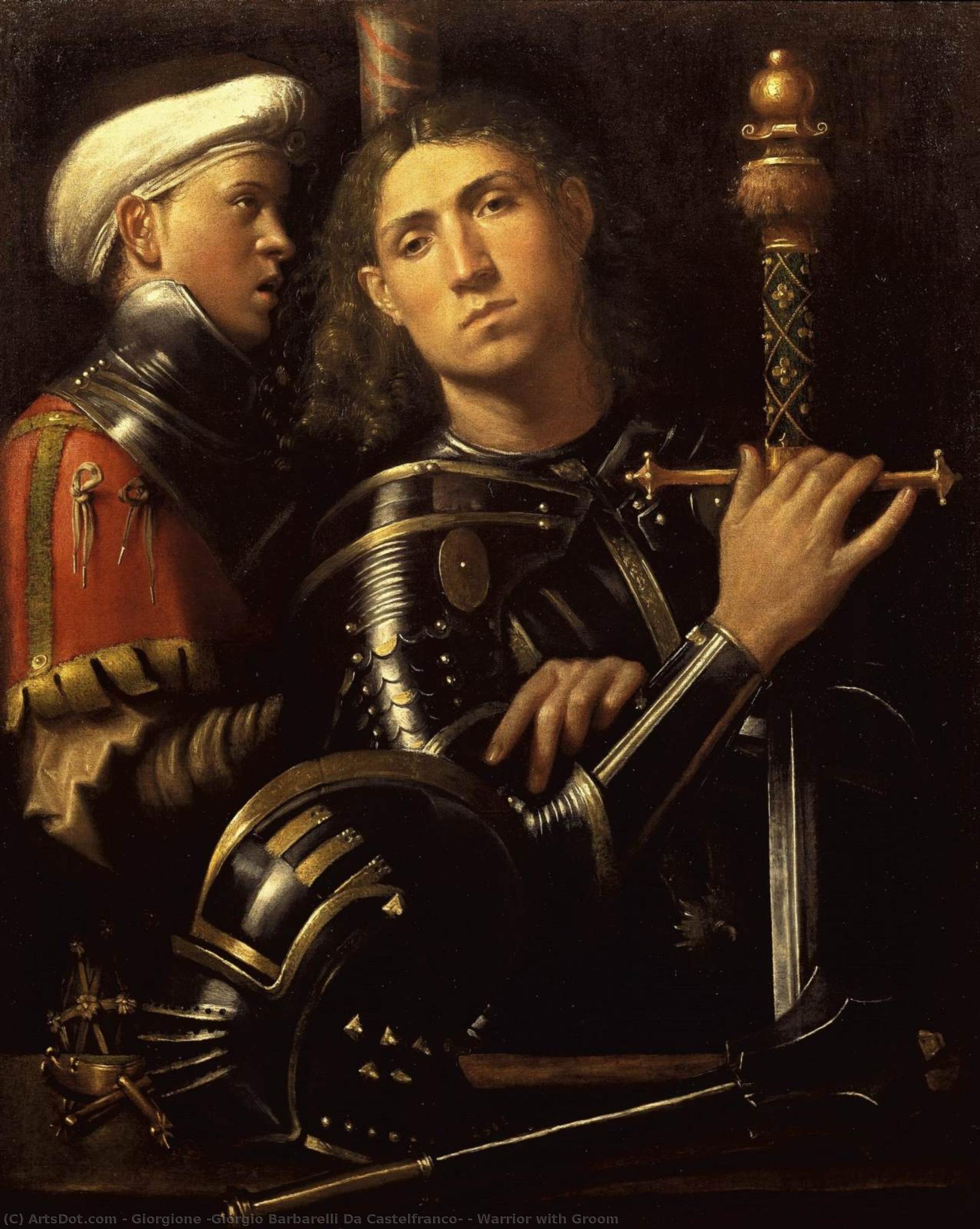 Krieger Mit Diener — Giorgione