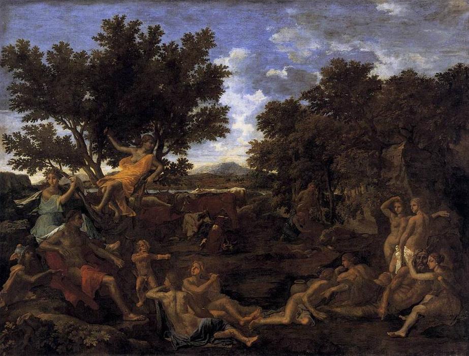 Apollo E Daphne — Nicolas Poussin