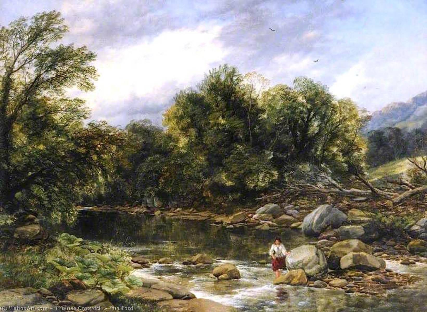 The Ford — Thomas Creswick