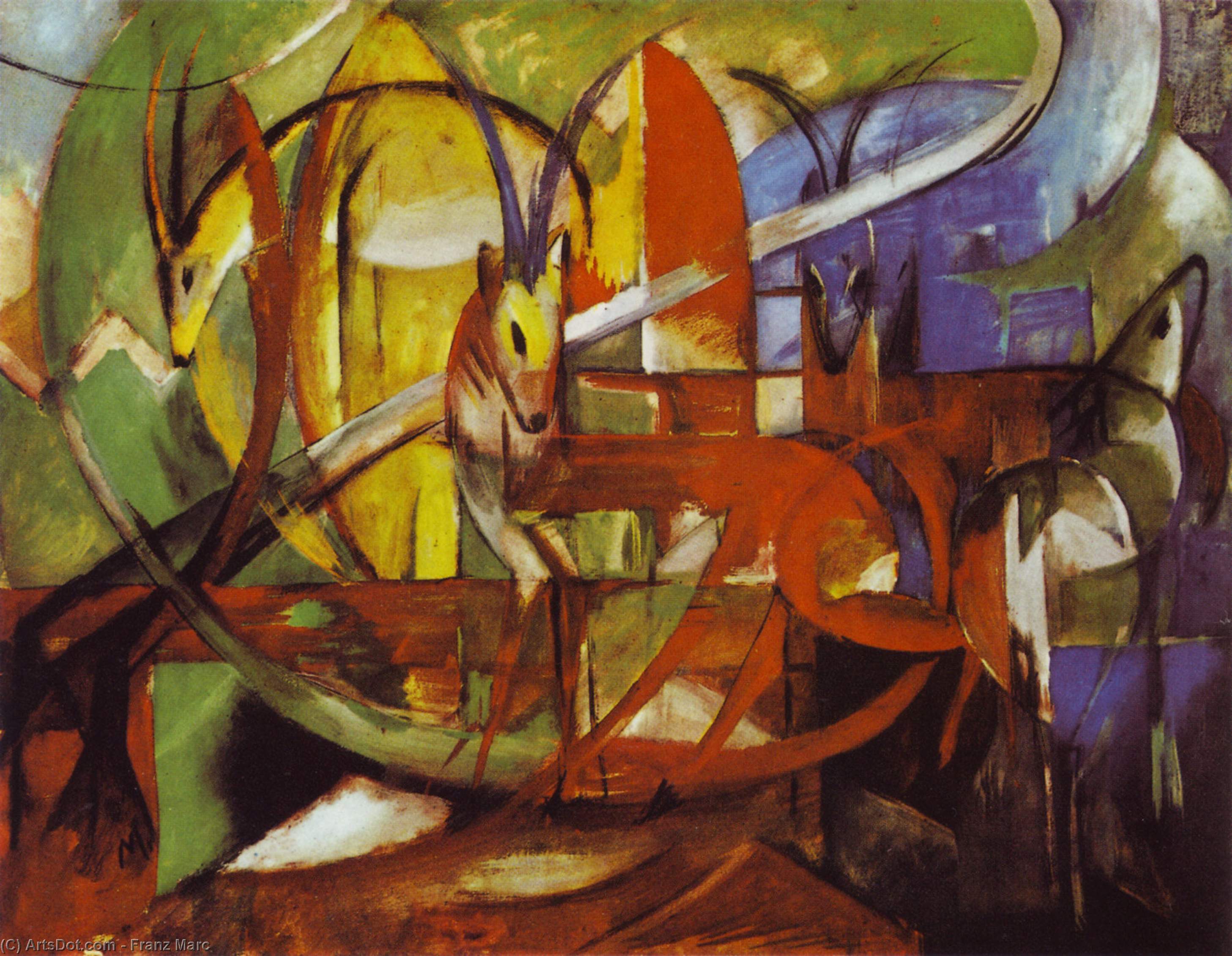 Gazelle — Franz Marc