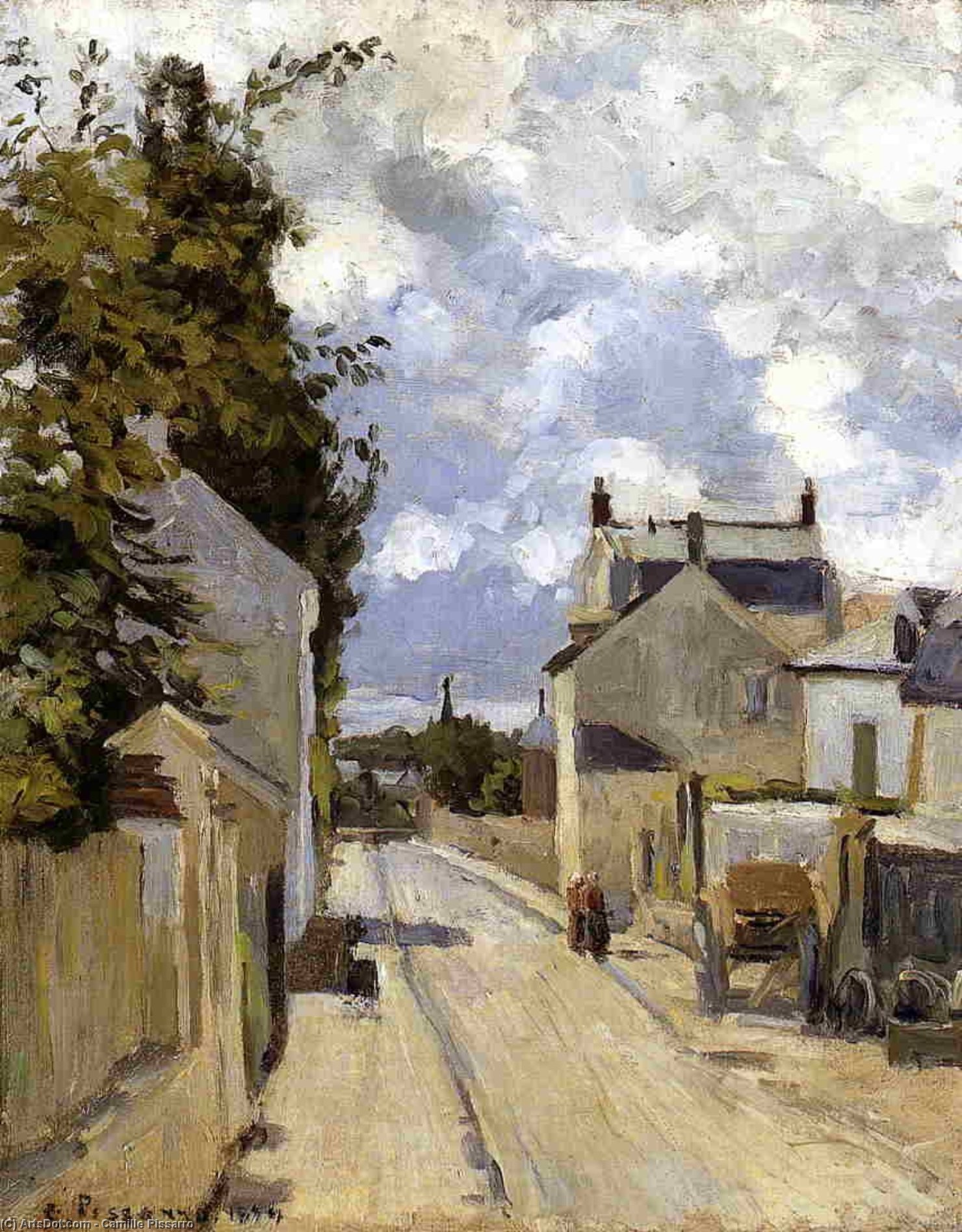 Ulica Hermitage, Pontoise — Kamil Pisaro